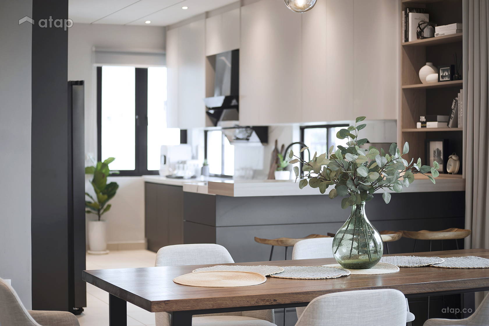Contemporary Modern Dining Room Kitchen terrace design ideas & photos ...
