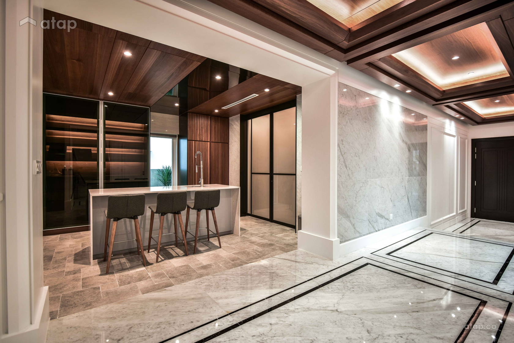 Dining Room Foyer Bungalow Design Ideas Photos Malaysia Atap Co