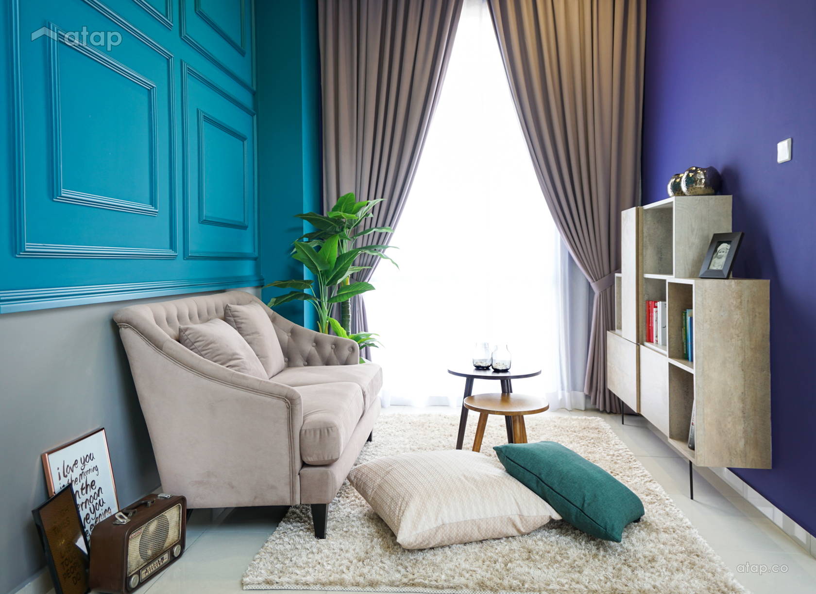 Classic Contemporary Living Room @ Foreston Link Bungalow Showhouse