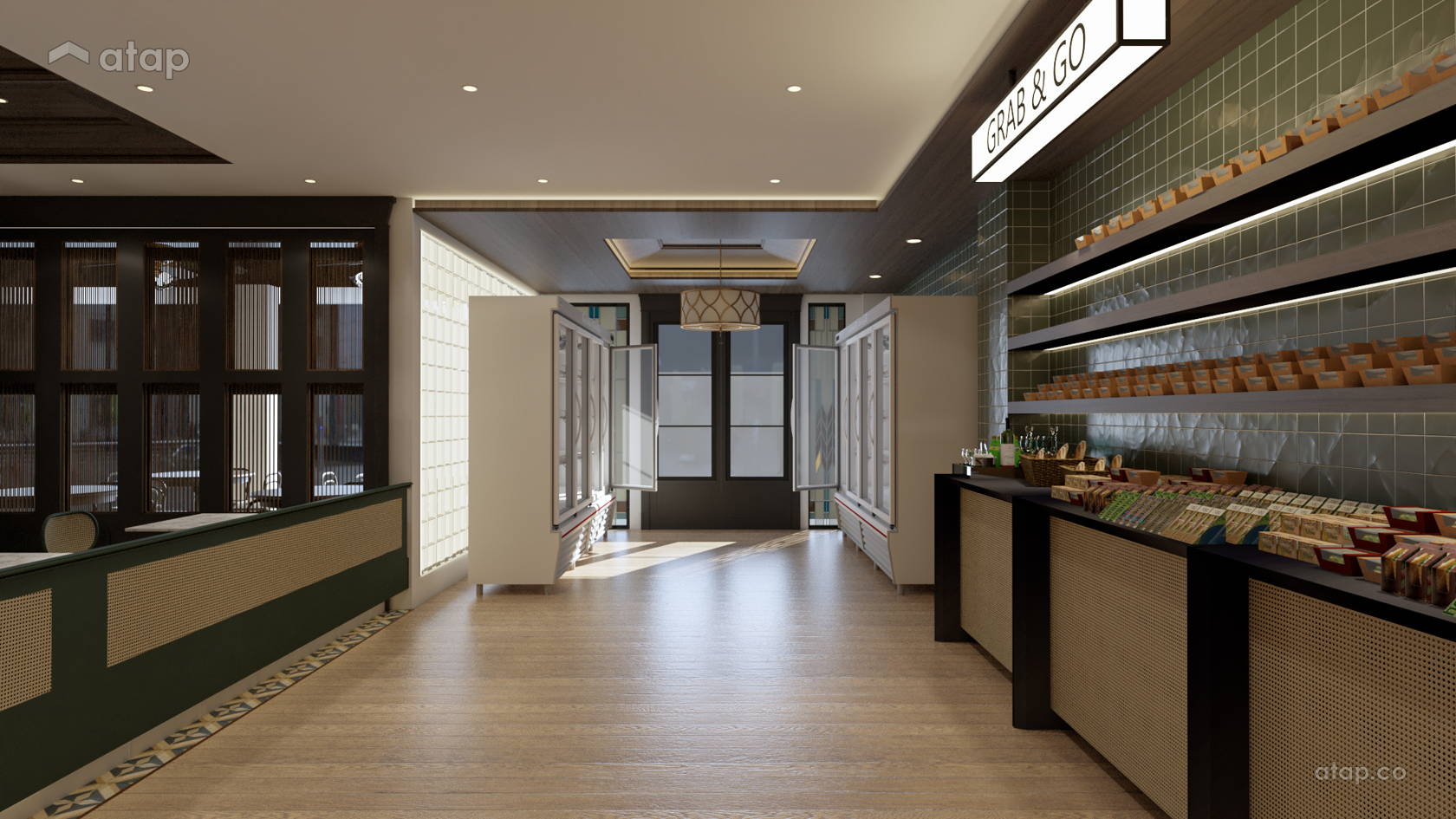 Asian Modern F&B shophouse design ideas & photos Malaysia | Atap.co