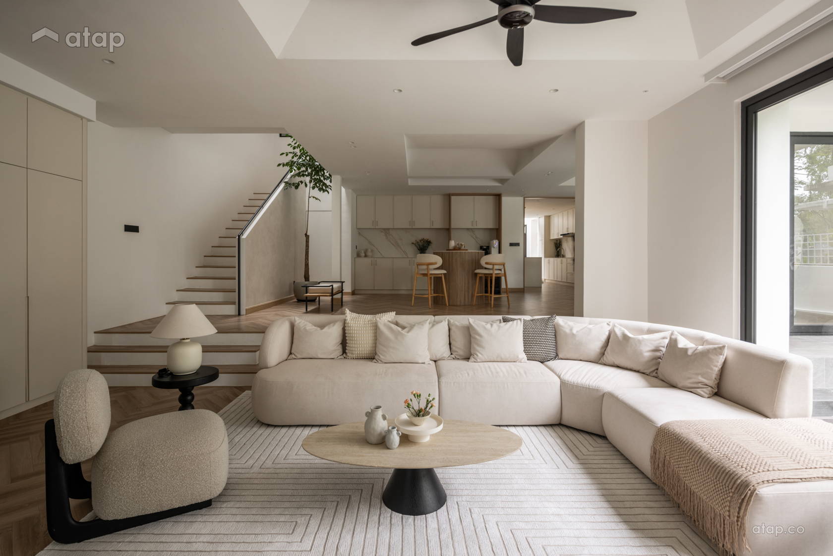Classic Modern Living Room @ TRANQUILITY