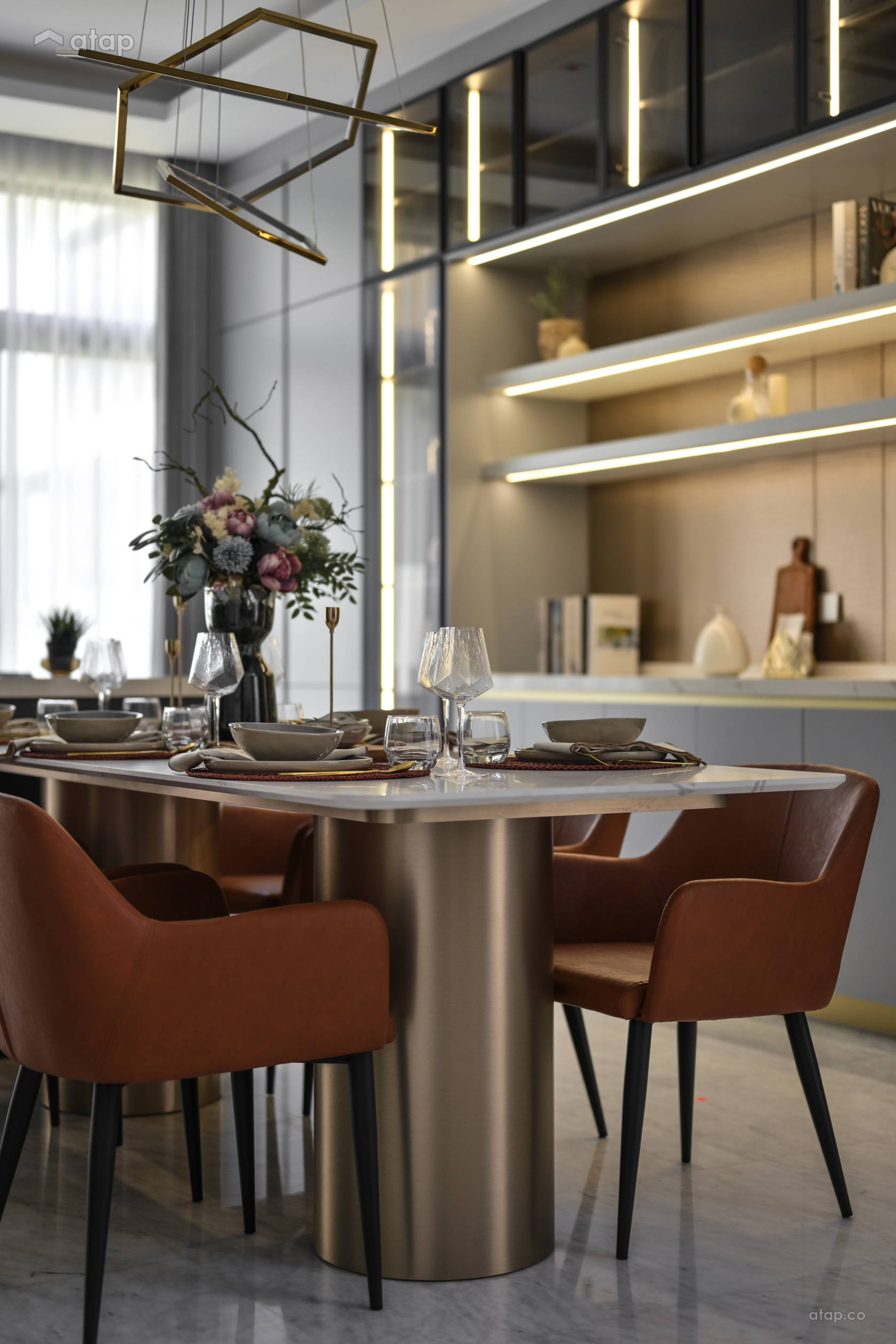 Contemporary Modern Dining Room bungalow design ideas & photos Malaysia ...