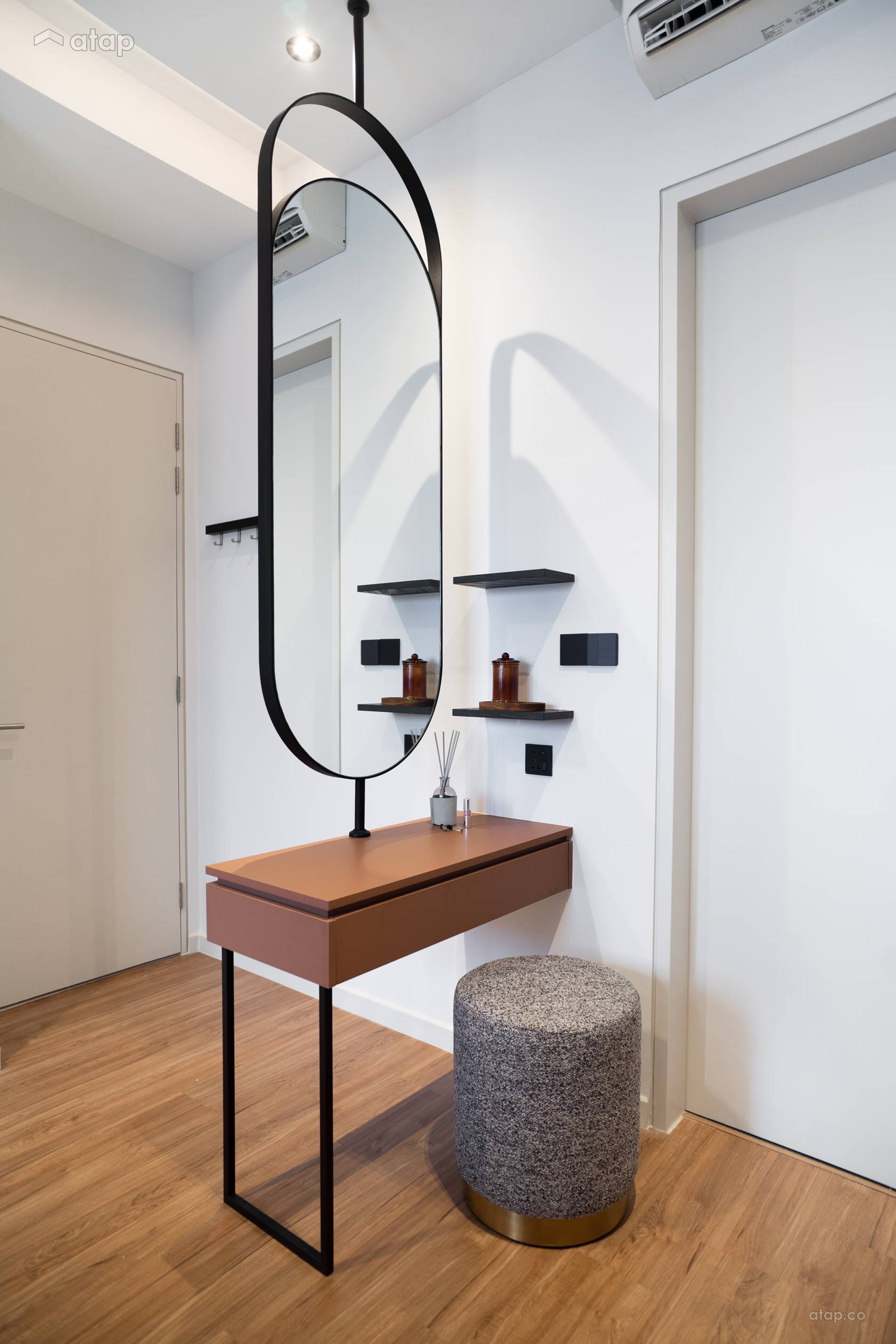 Industrial Modern Bedroom condominium design ideas & photos Malaysia