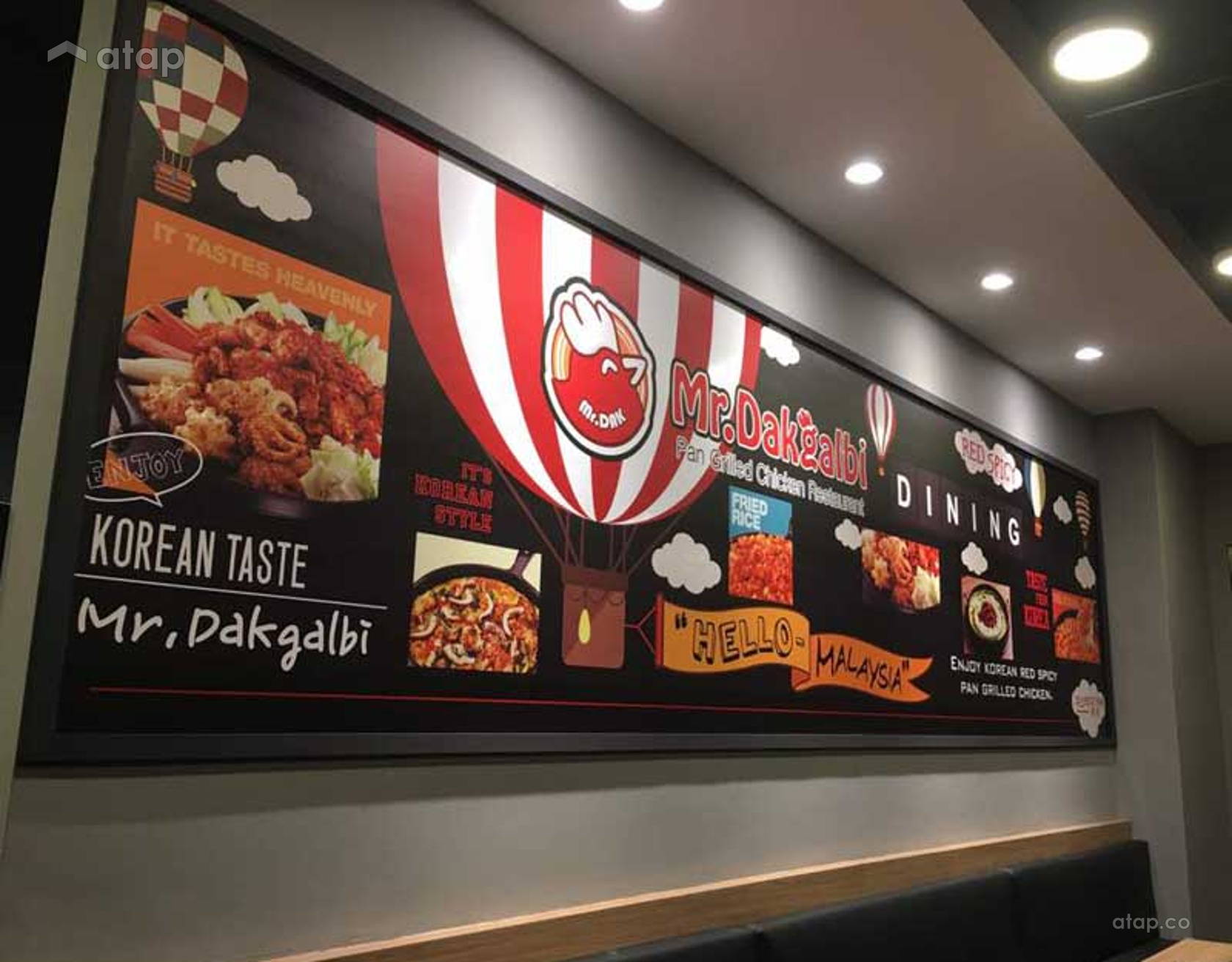 Mr Dakgalbi Restaurant Sunway Pyramid Interior Design Renovation Ideas Photos And Price In Malaysia Atap Co