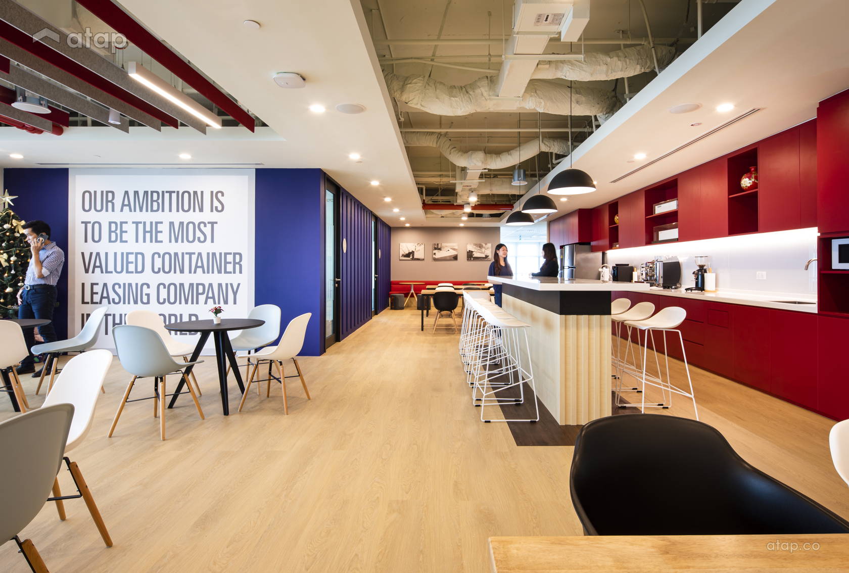 Contemporary Industrial Dining Room Office skyscraper design ideas ...