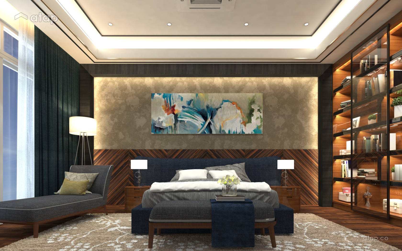 Classic Modern Bedroom @ The Rafflesia