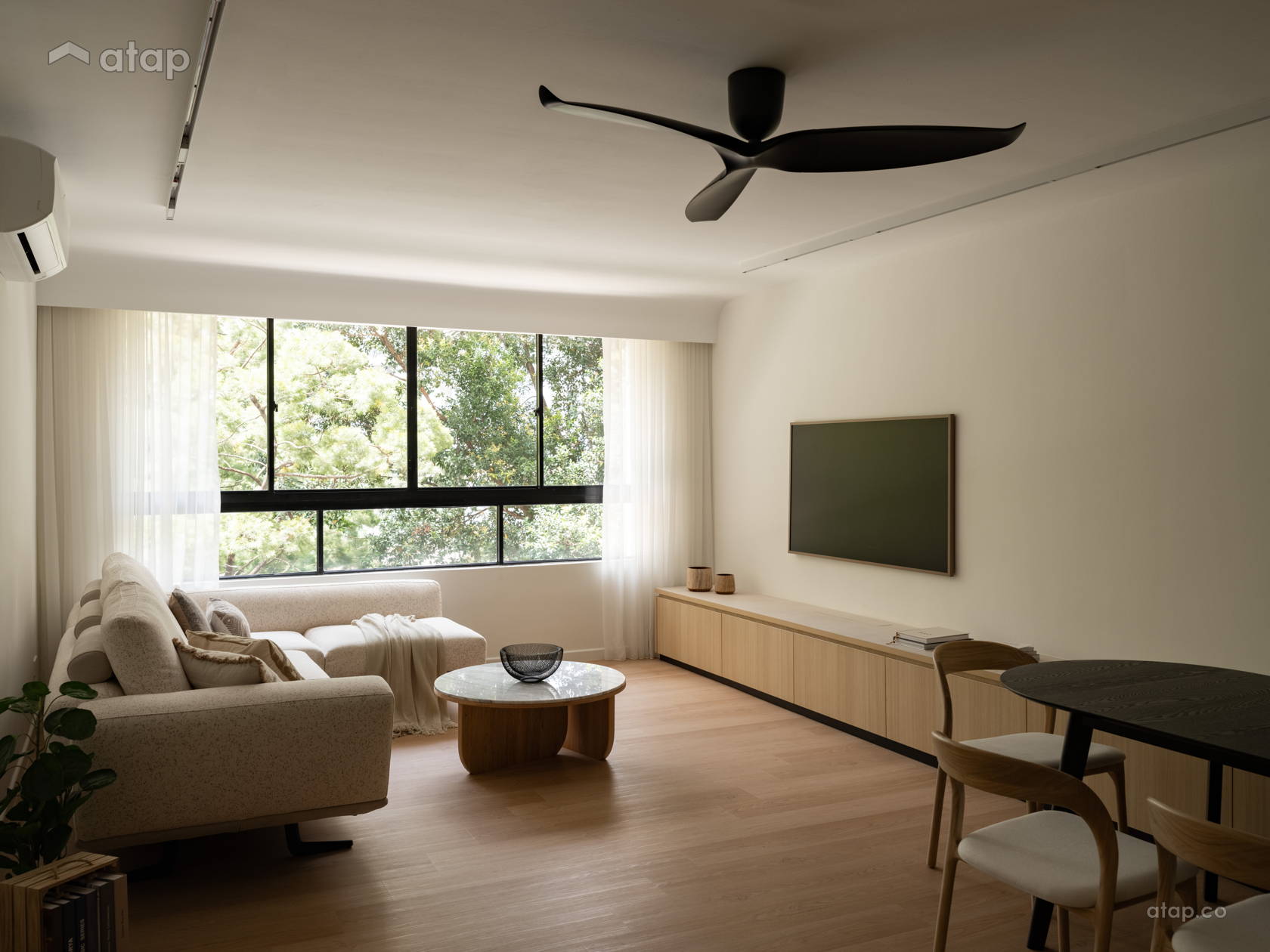 Minimalistic Living Room @ Snug Nest