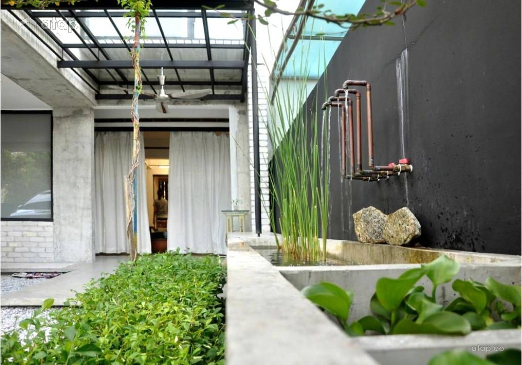 Industrial Garden terrace design ideas & photos Malaysia Atap.co