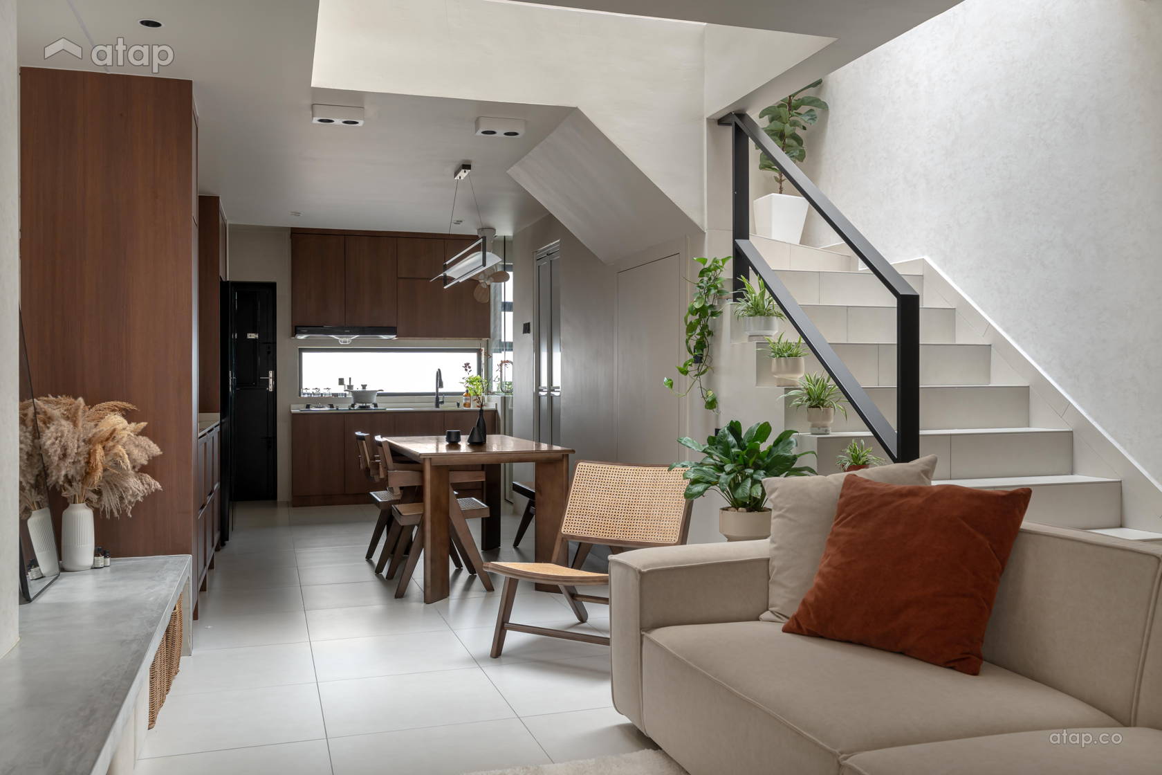 Modern Scandinavian Dining Room Living Room @ Haus I