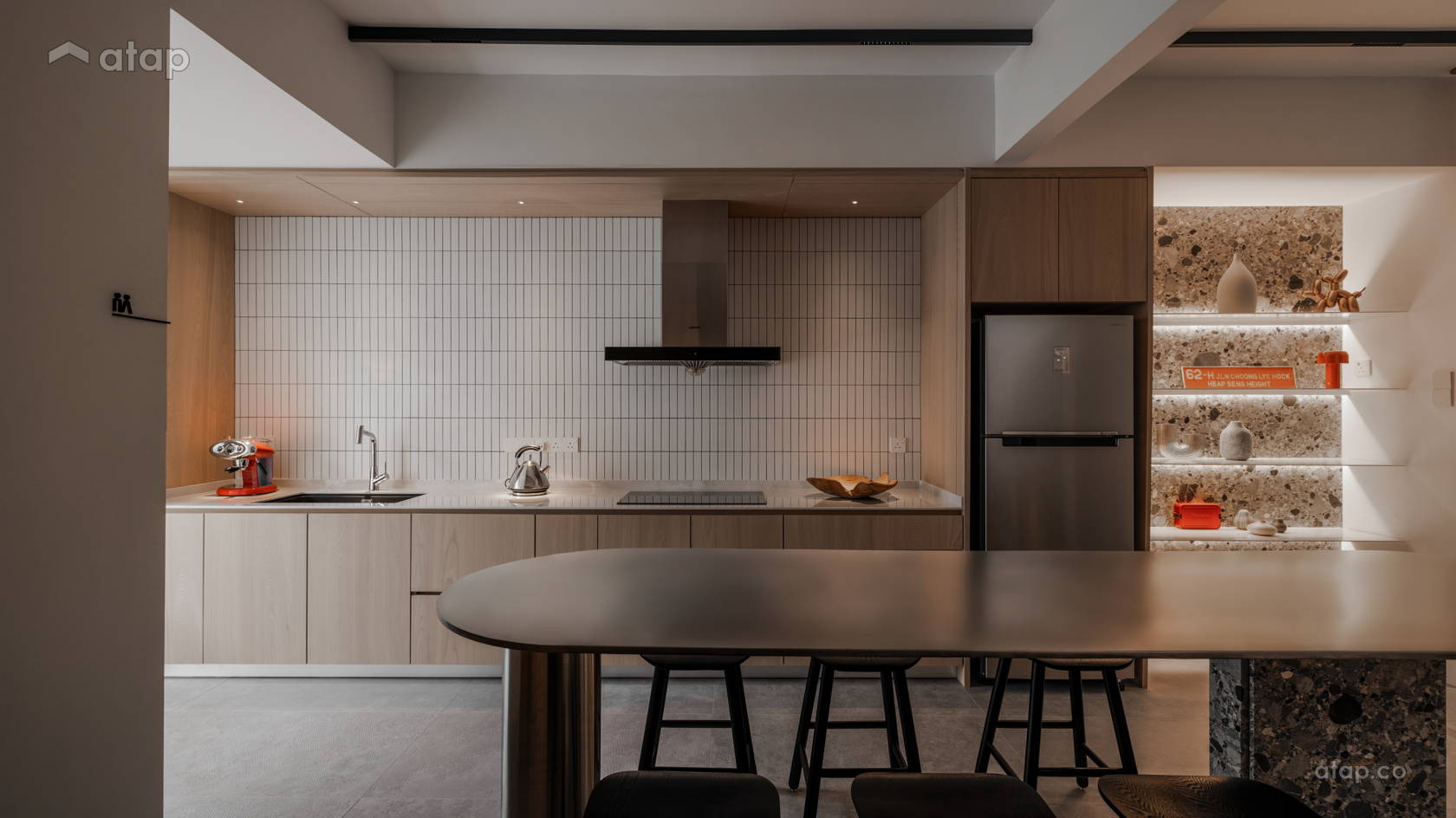 Contemporary Kitchen Office terrace design ideas & photos Malaysia ...