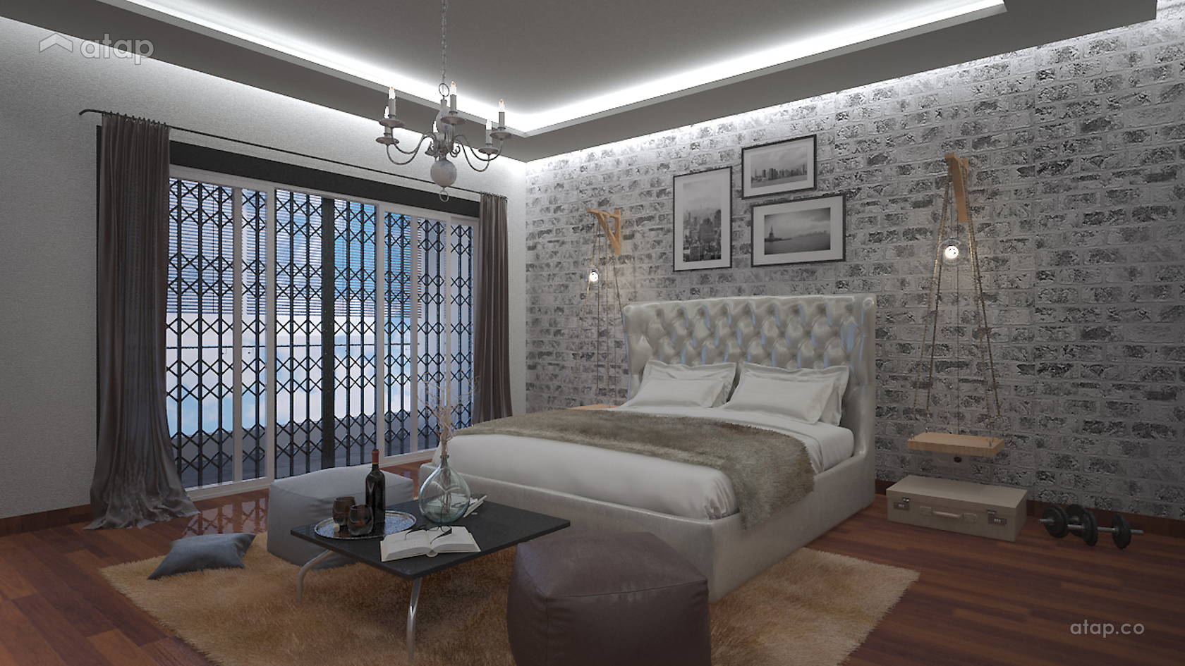 Country Industrial Bedroom Terrace Design Ideas Photos Malaysia Atap Co