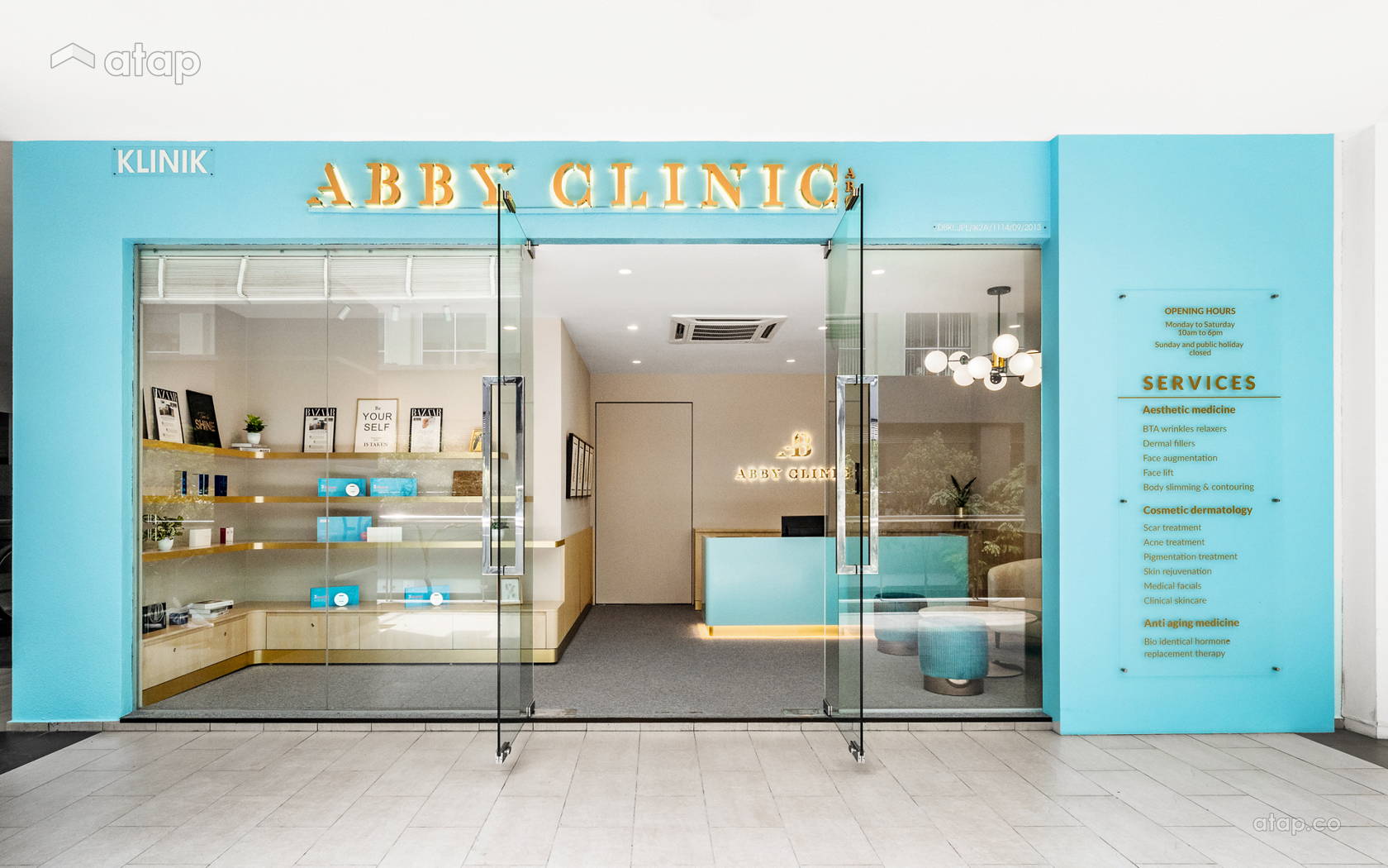 Dr Abby Clinic At Publika Interior Design Renovation Ideas Photos And Price In Malaysia Atap Co