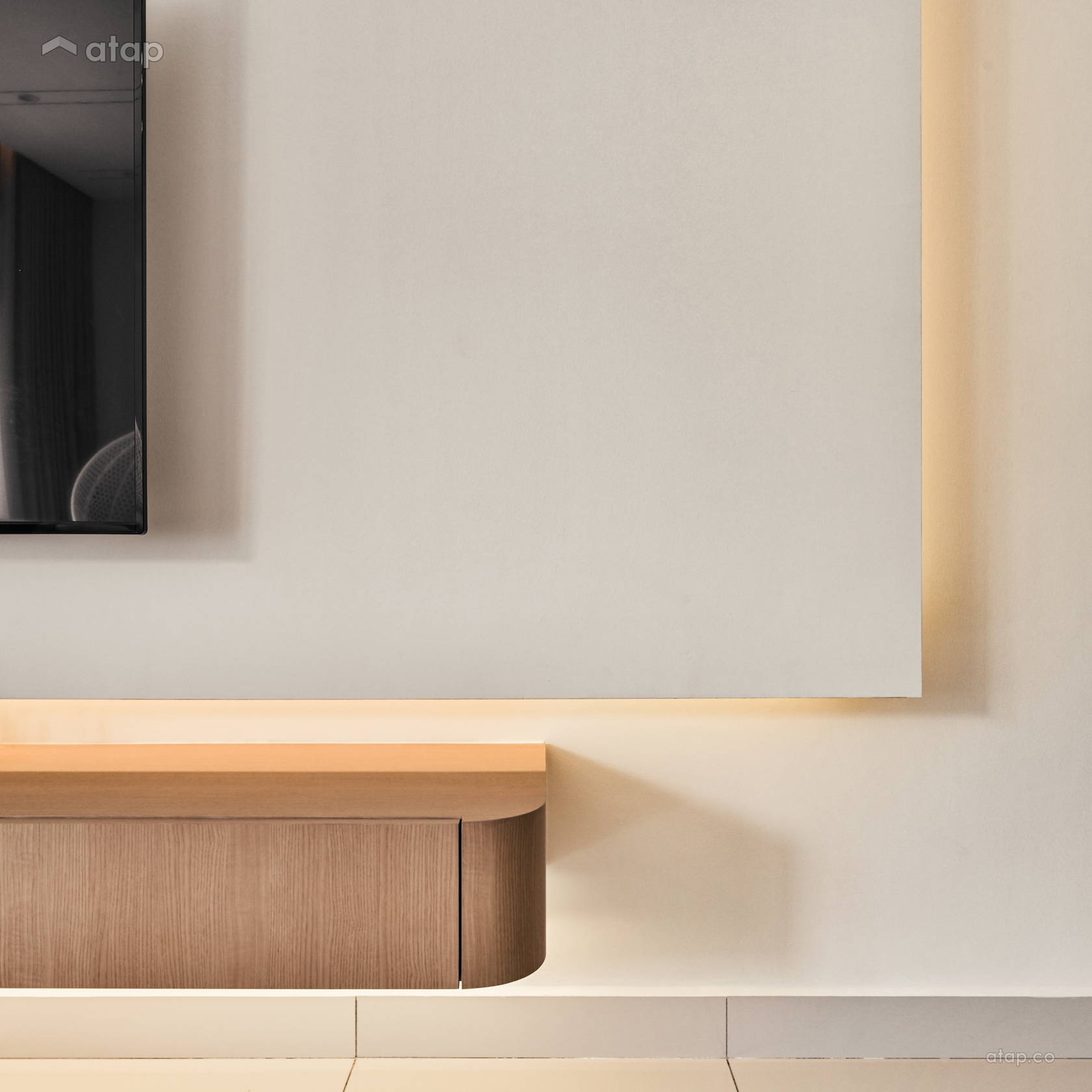 Scandinavian Zen Living Room condominium design ideas & photos Malaysia