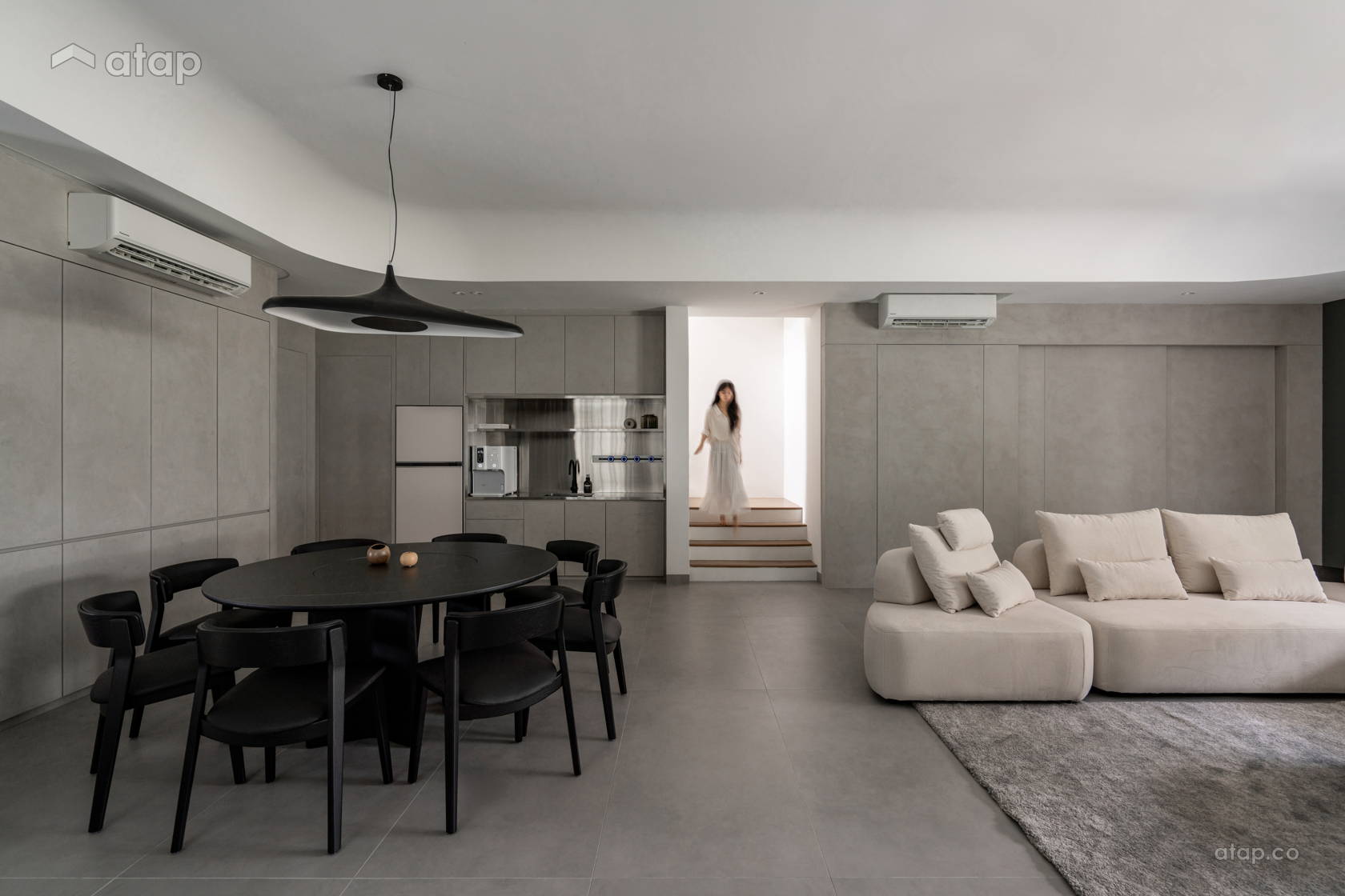 Minimalistic Living Room @ URBAN REFINEMENT | Tropicana Aman, Selangor