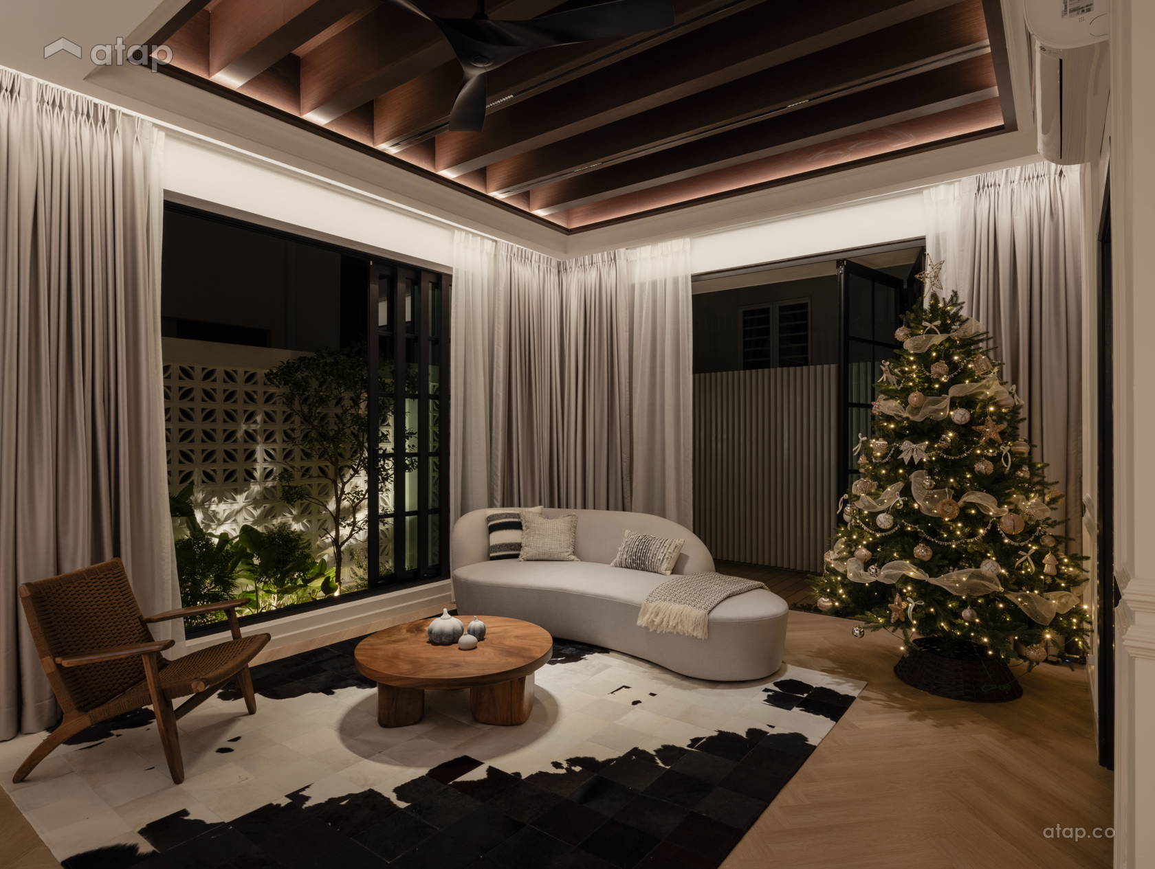 Scandinavian Family Room semi-detached design ideas & photos Malaysia ... - Semi-Detached Apartment Northern Scandinavia