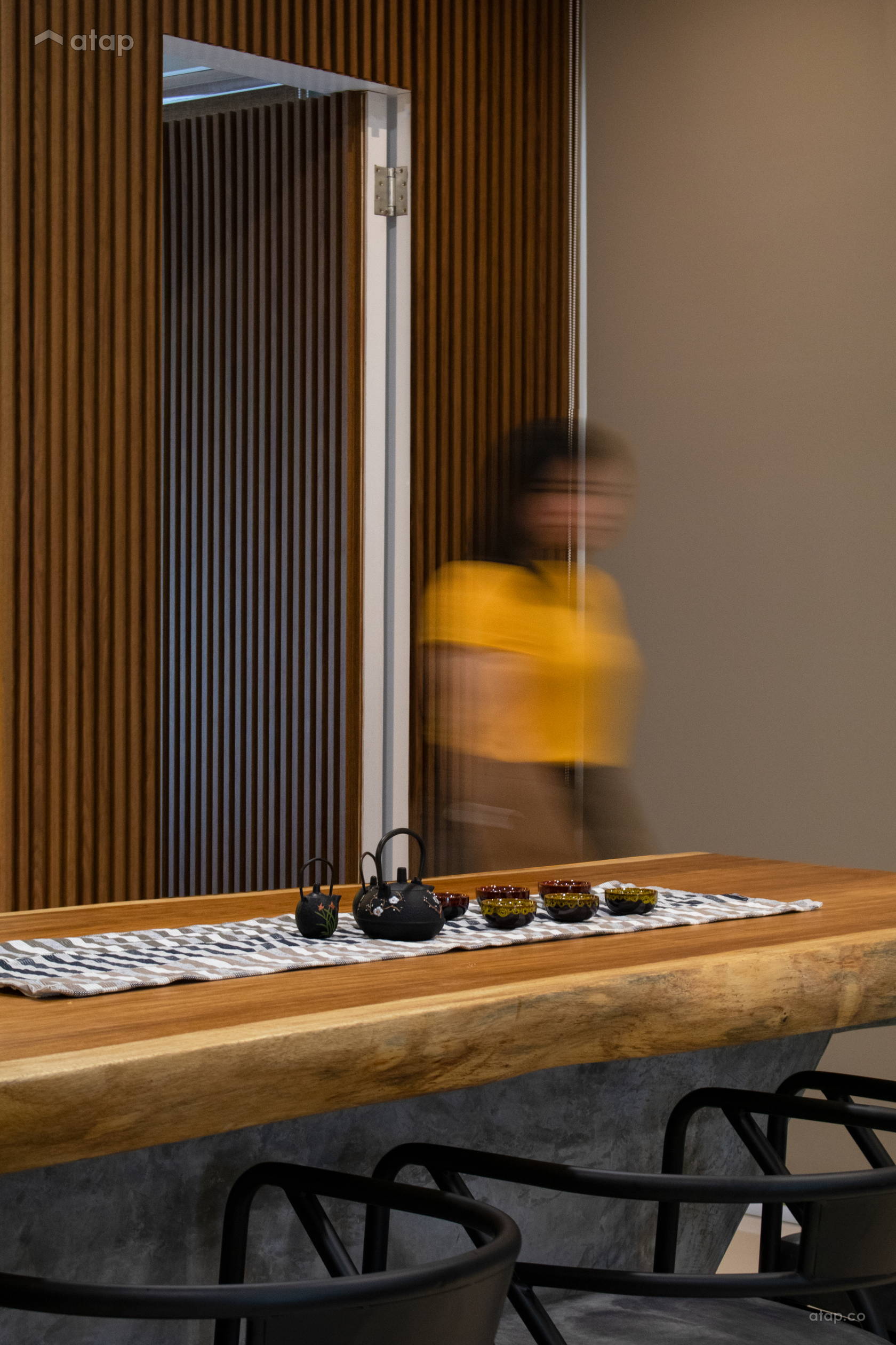 Industrial Zen Kitchen semidetached design ideas & photos Malaysia Atap.co