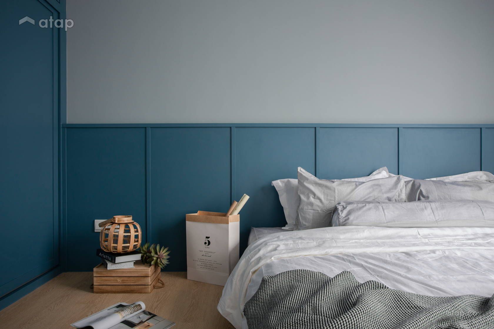 Scandinavian Zen Bedroom condominium design ideas & photos Malaysia