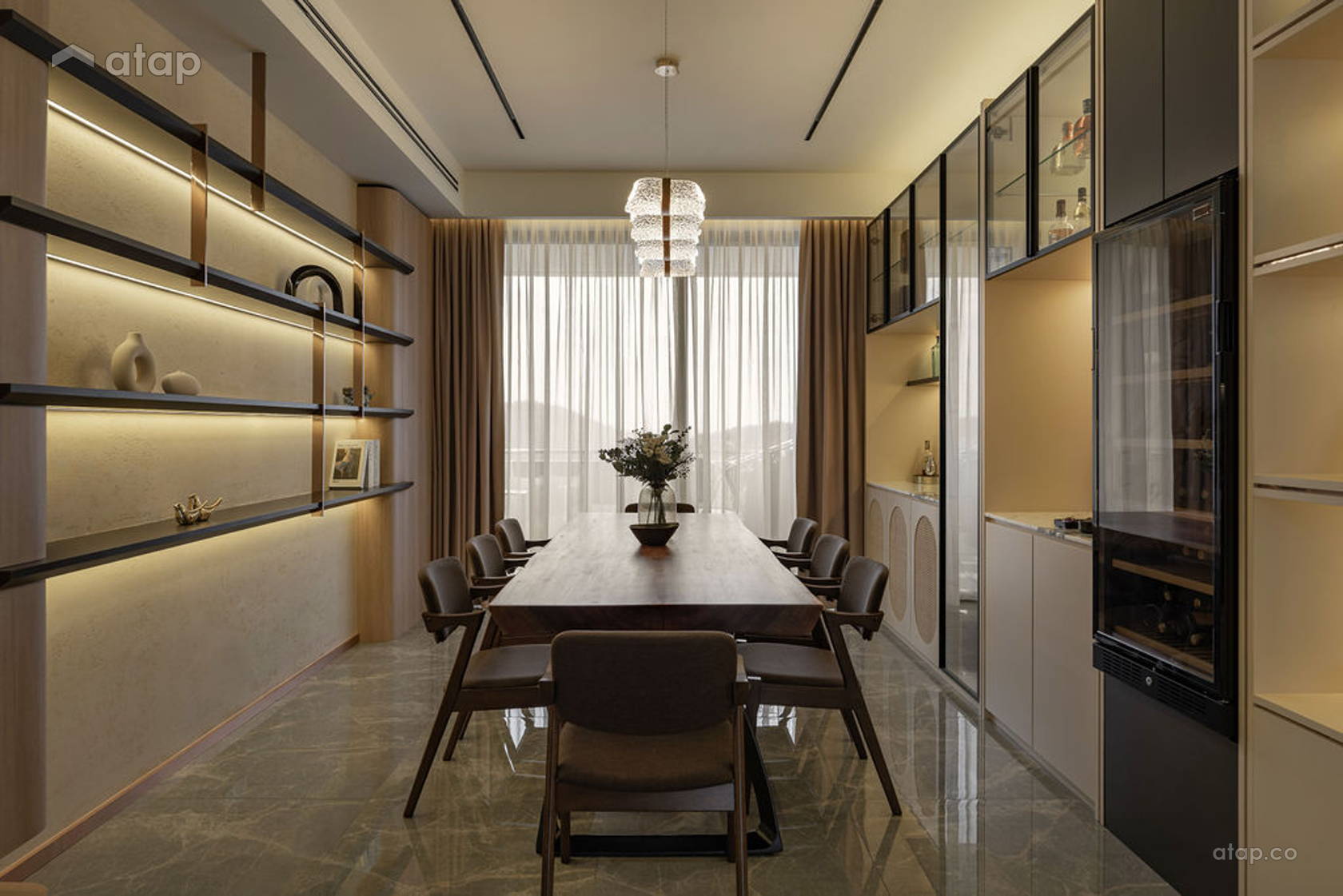 Contemporary Modern Dining Room condominium design ideas & photos ...