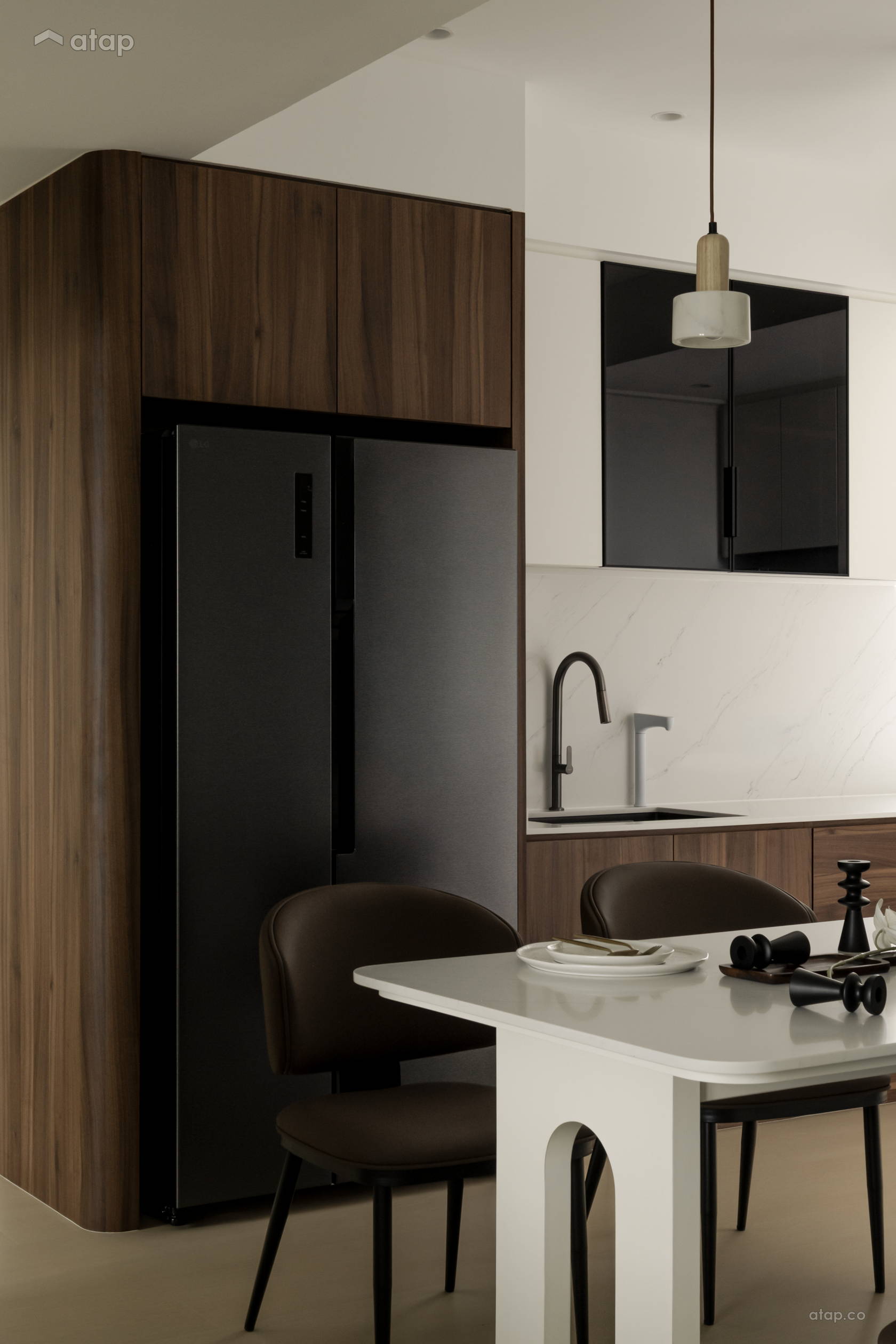 Contemporary Minimalistic Kitchen condominium design ideas & photos ...