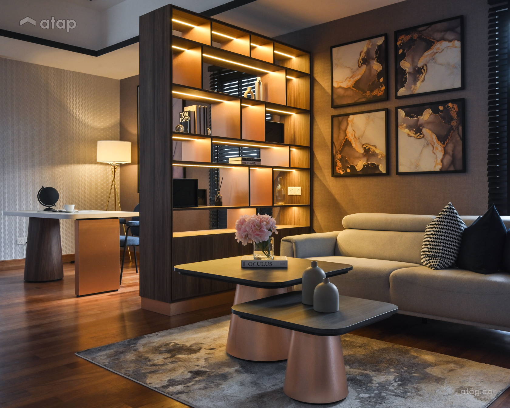 Contemporary Family Room semi-detached design ideas & photos Malaysia ...
