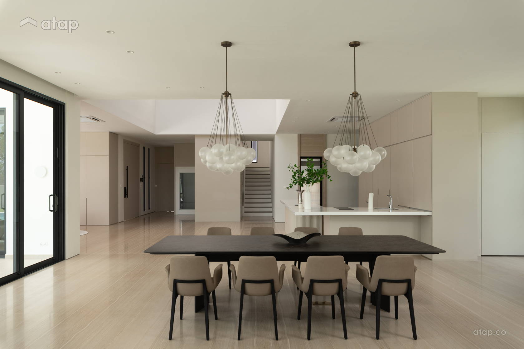 Modern Dining Room Kitchen bungalow design ideas & photos Malaysia ...