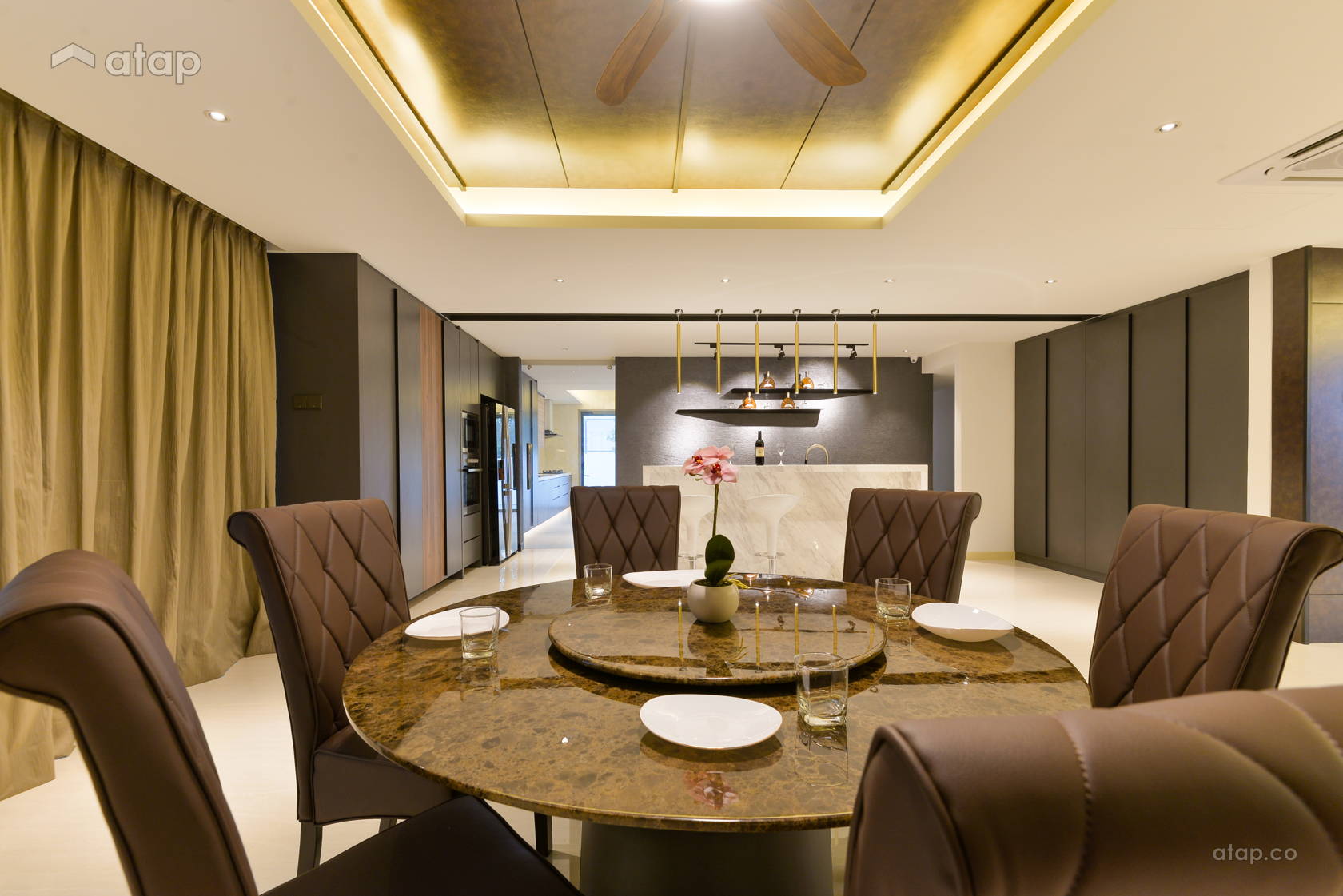 Contemporary Modern Dining Room bungalow design ideas & photos Malaysia ...