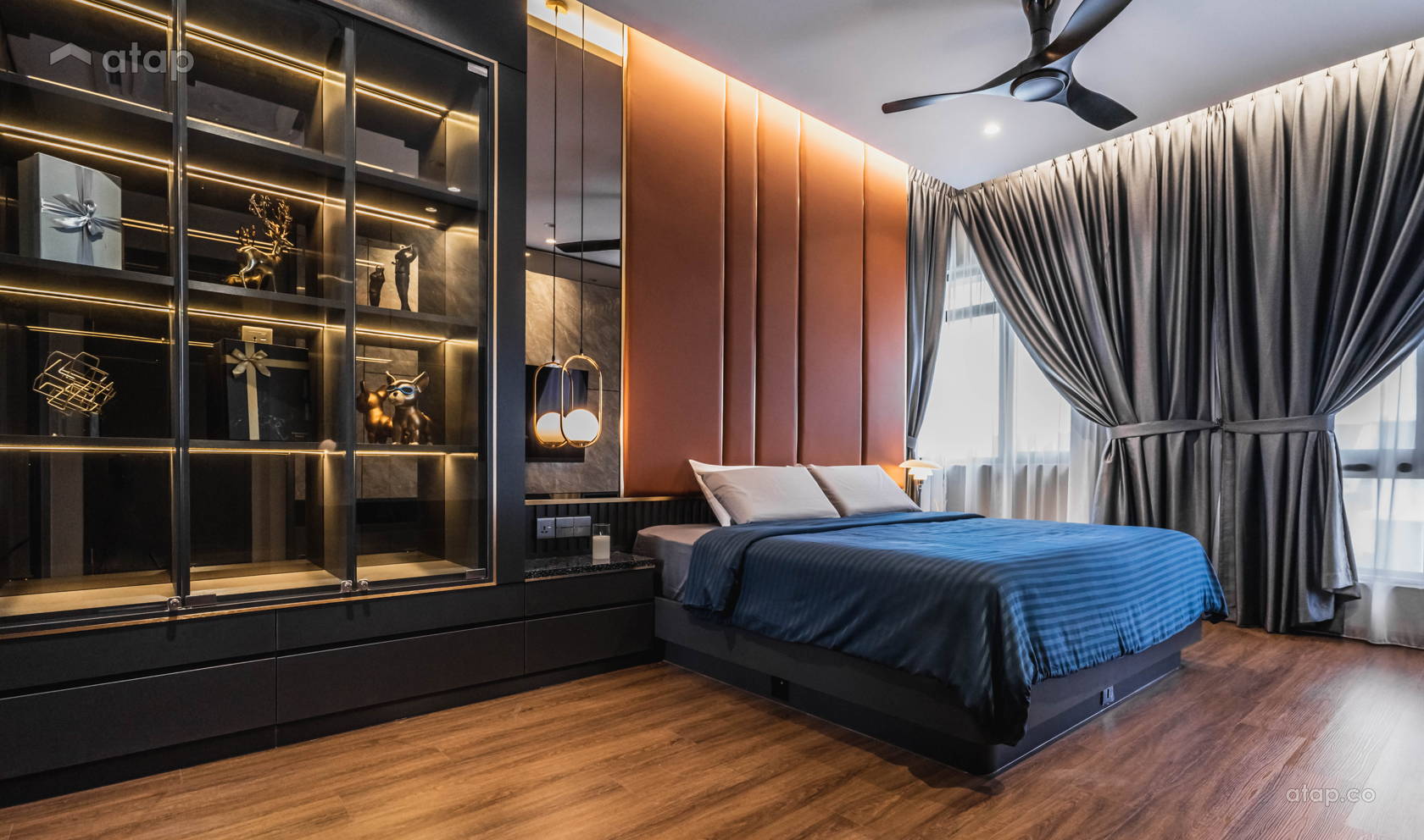 Contemporary Modern Bedroom semi-detached design ideas & photos ...