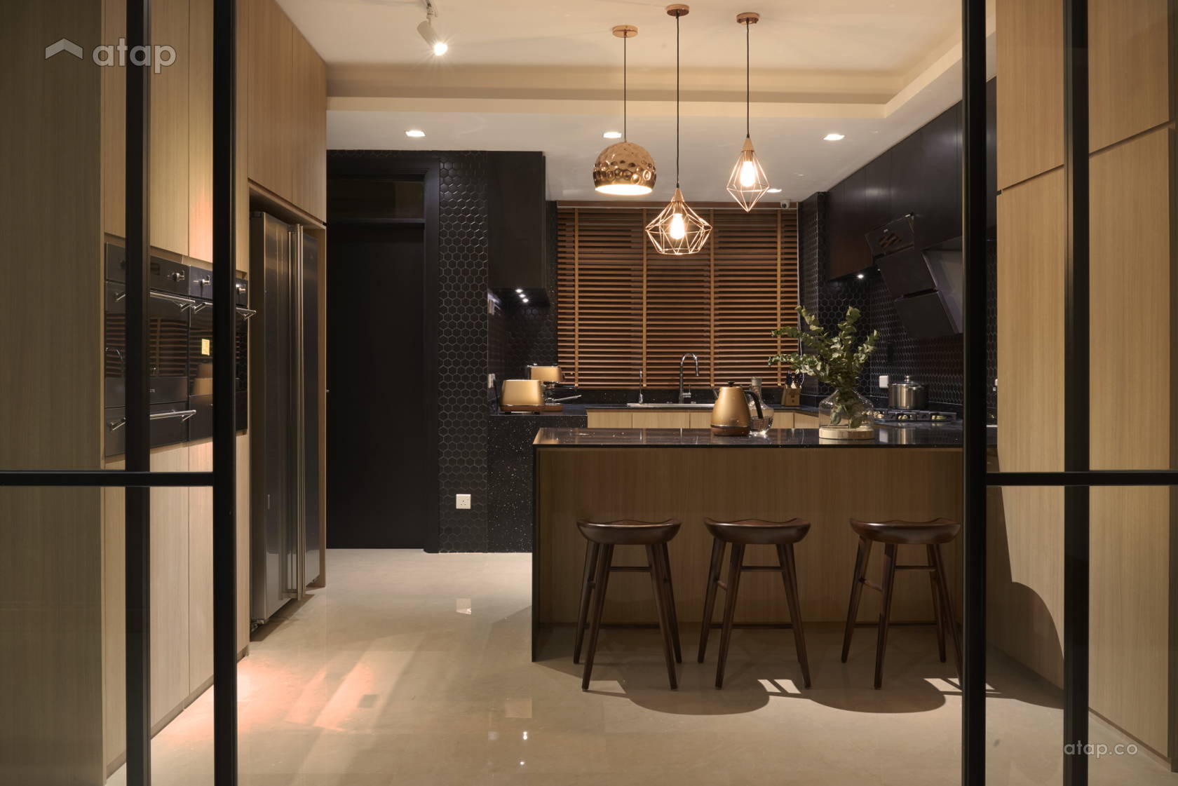 Contemporary Minimalistic Kitchen condominium design ideas & photos ...
