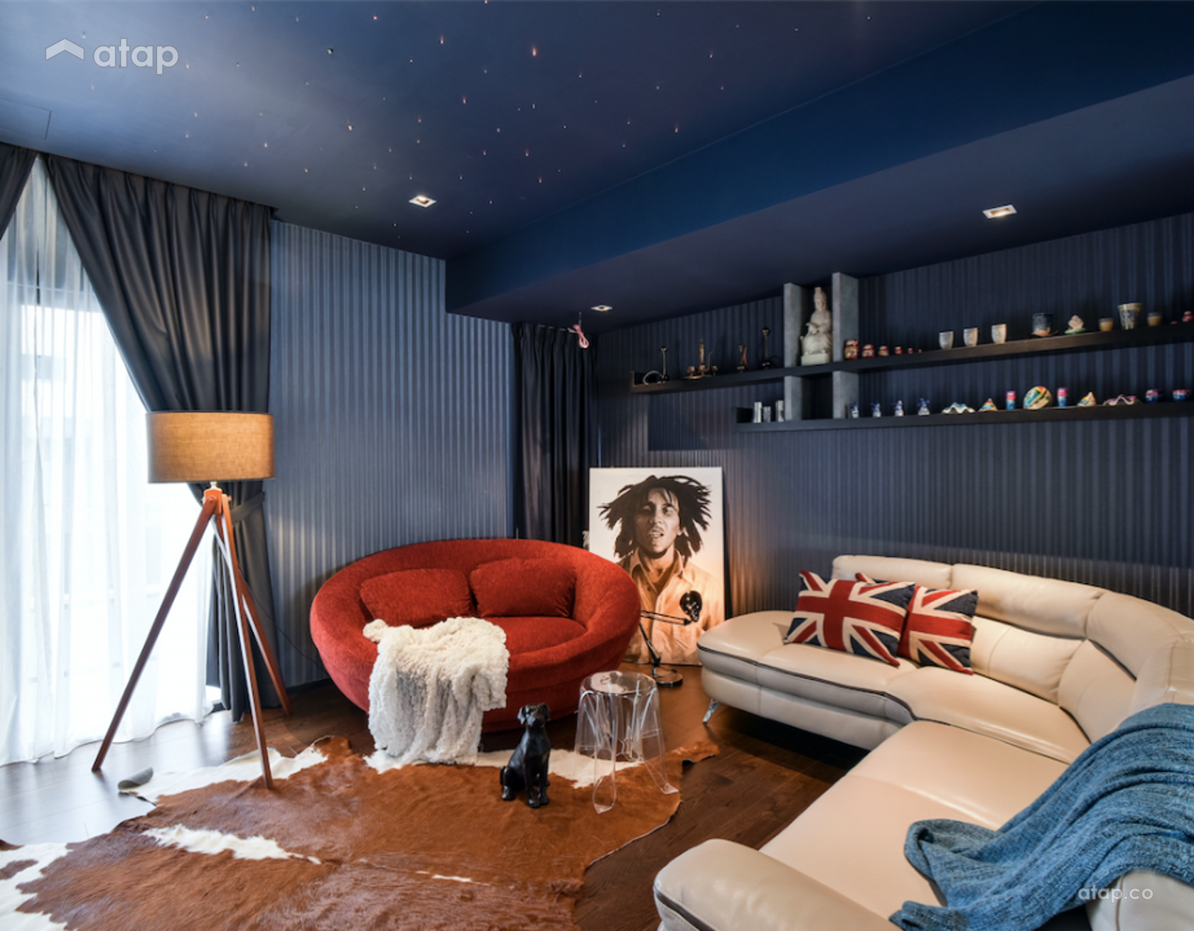 Contemporary Modern Living Room @ The Mansion Desa Park City