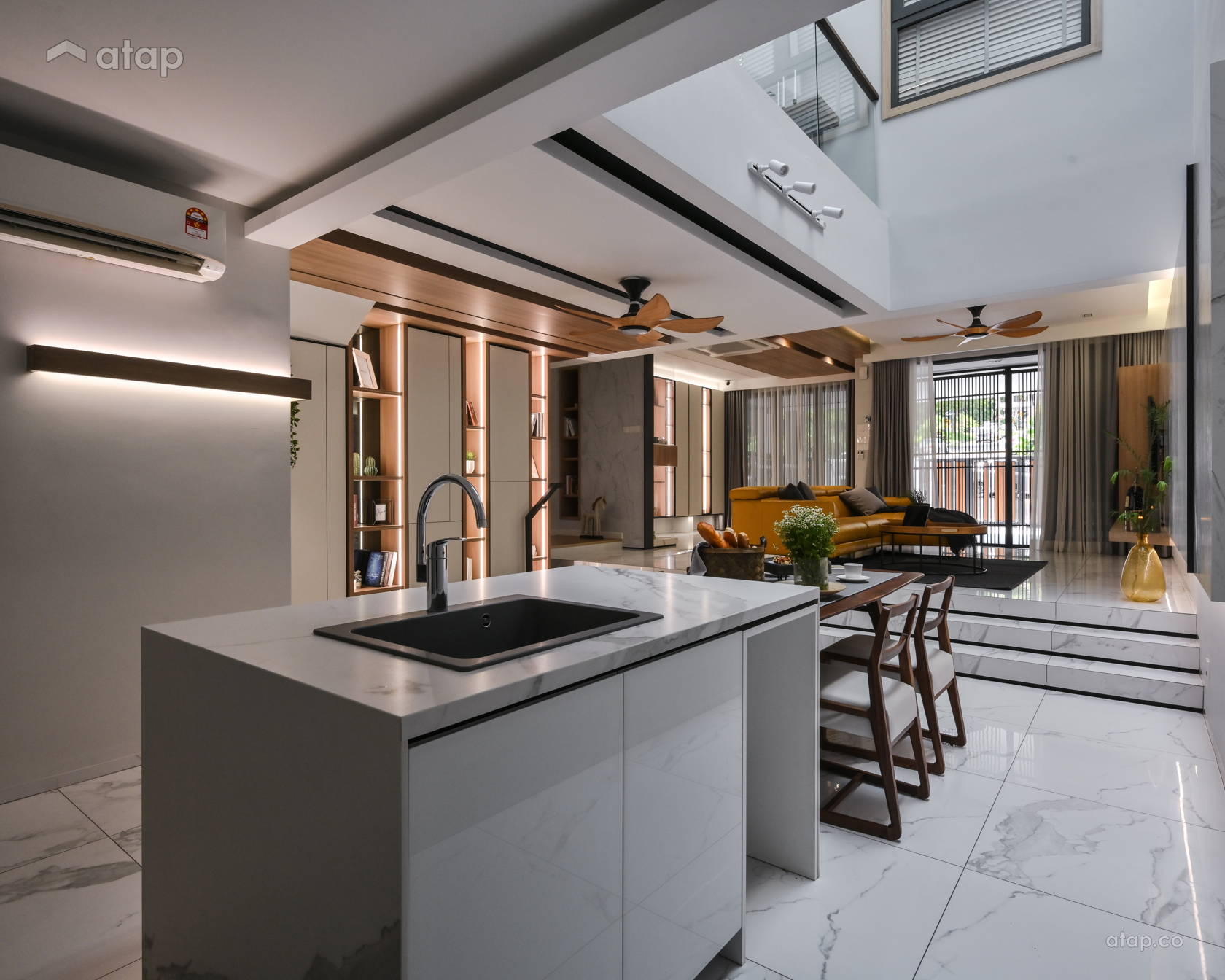 Modern Dining Room Kitchen terrace design ideas & photos Malaysia | Atap.co