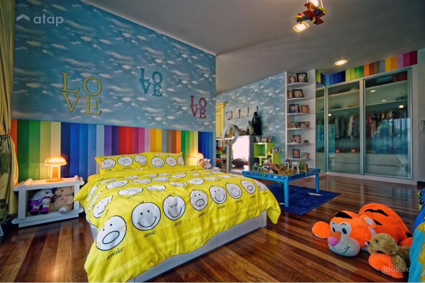 Contemporary Modern Bedroom Kids @ Tropicana