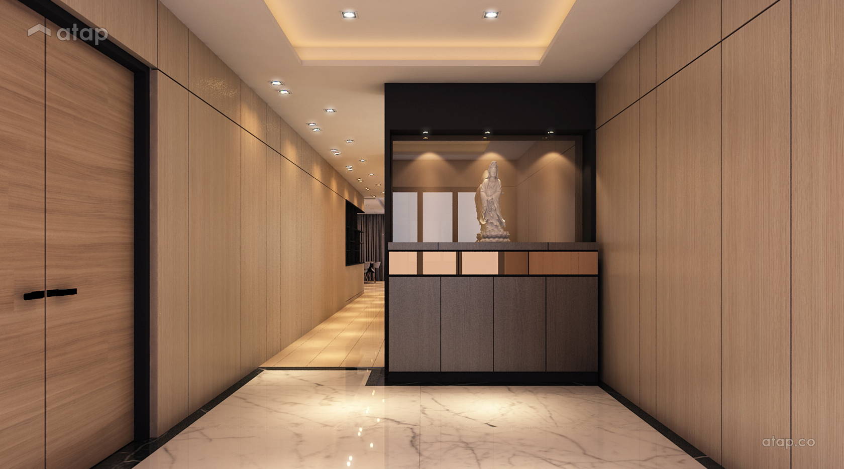 Asian Contemporary Foyer bungalow design ideas & photos Malaysia | Atap.co