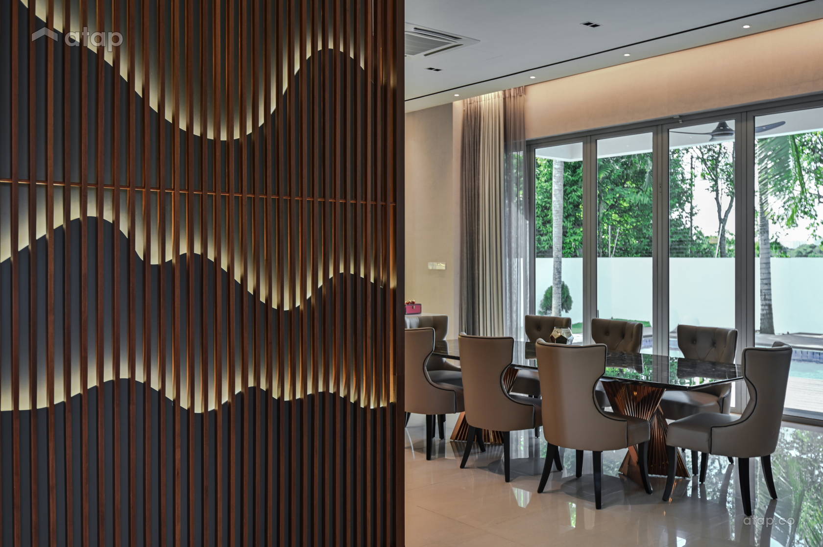 Contemporary Modern Dining Room bungalow design ideas & photos Malaysia ...