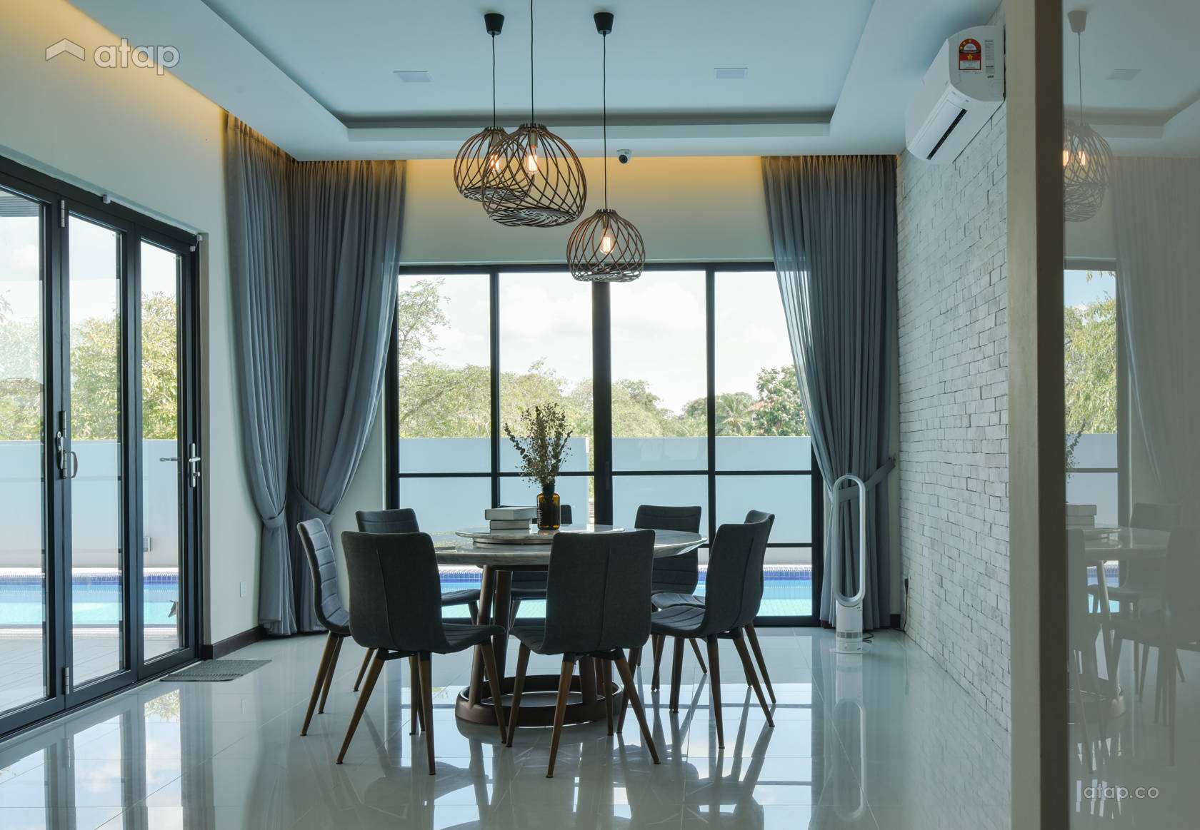 Contemporary Modern Dining Room bungalow design ideas & photos Malaysia ...