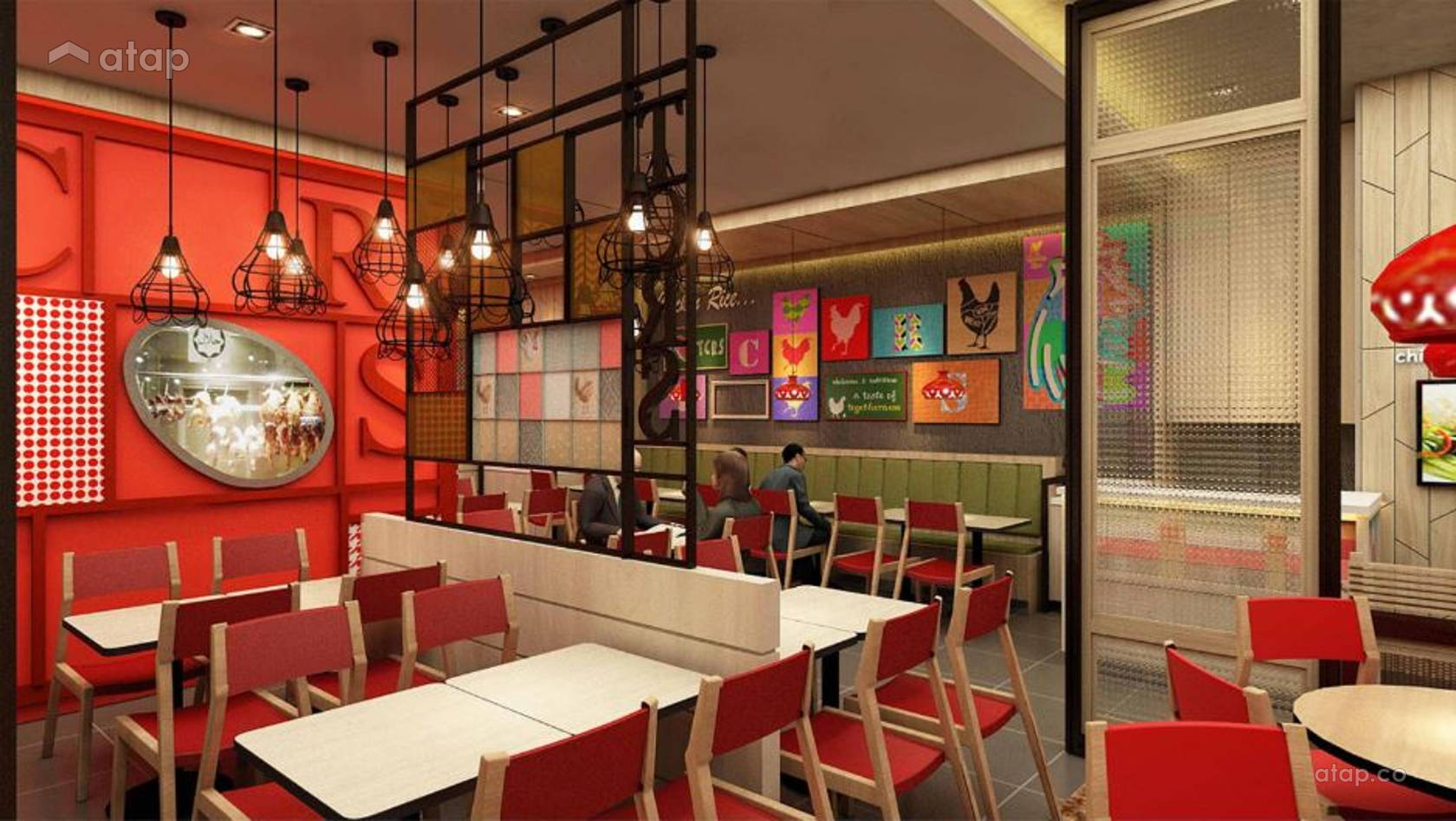 Asian Rustic F&B Retail shopping mall design ideas & photos Malaysia ...