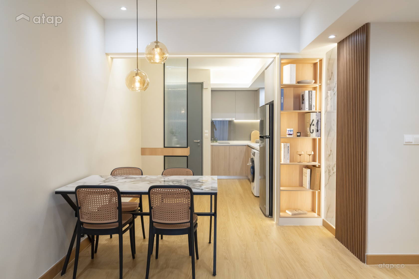 Modern Dining Room condominium design ideas & photos Malaysia | Atap.co