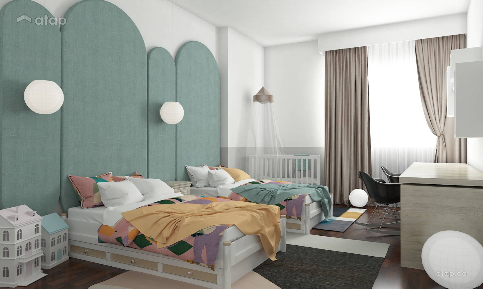 These 10 Kids' Room Ideas Put the Fun in Functional Atap.co