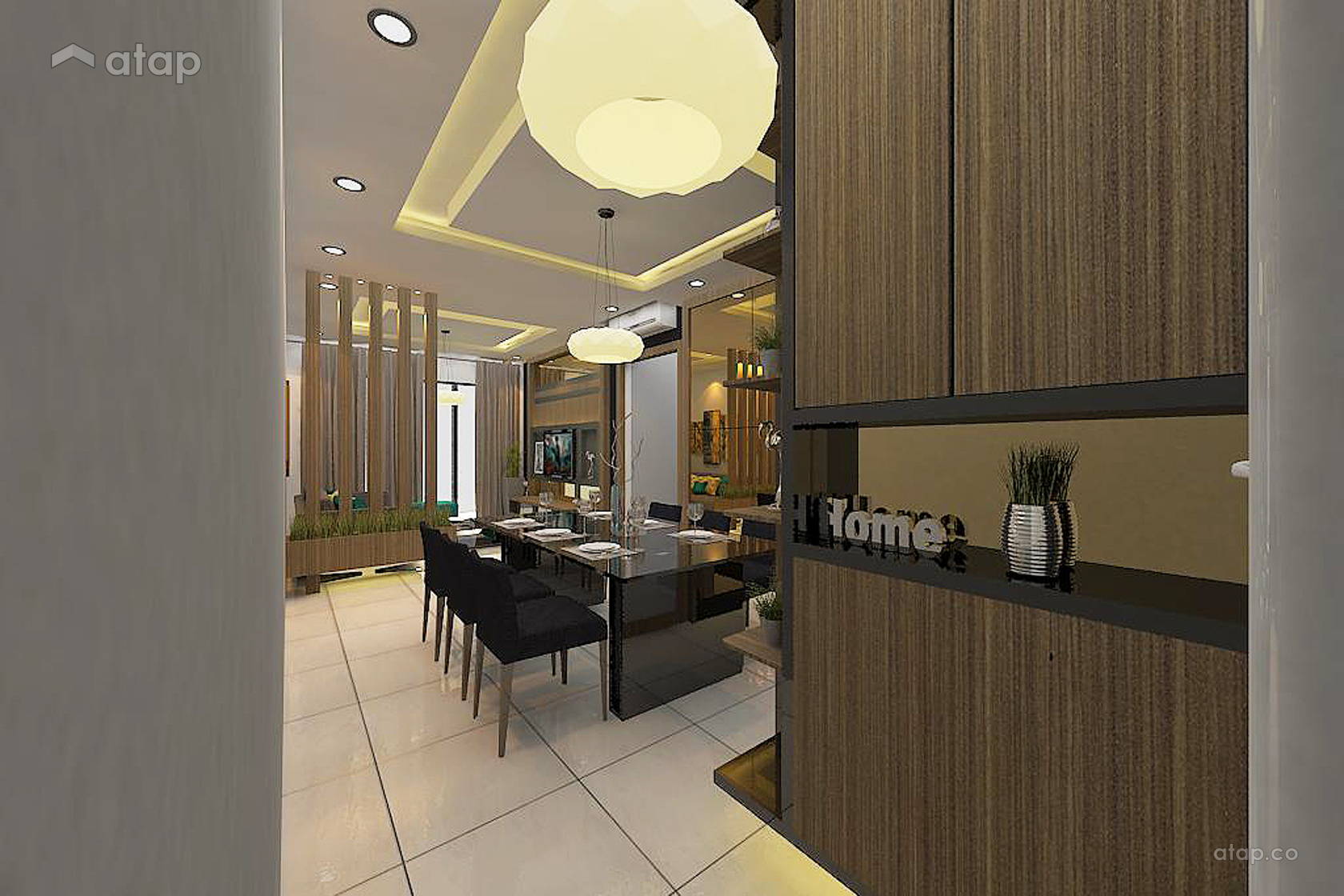 Modern Foyer Living Room Apartment Design Ideas Photos Malaysia