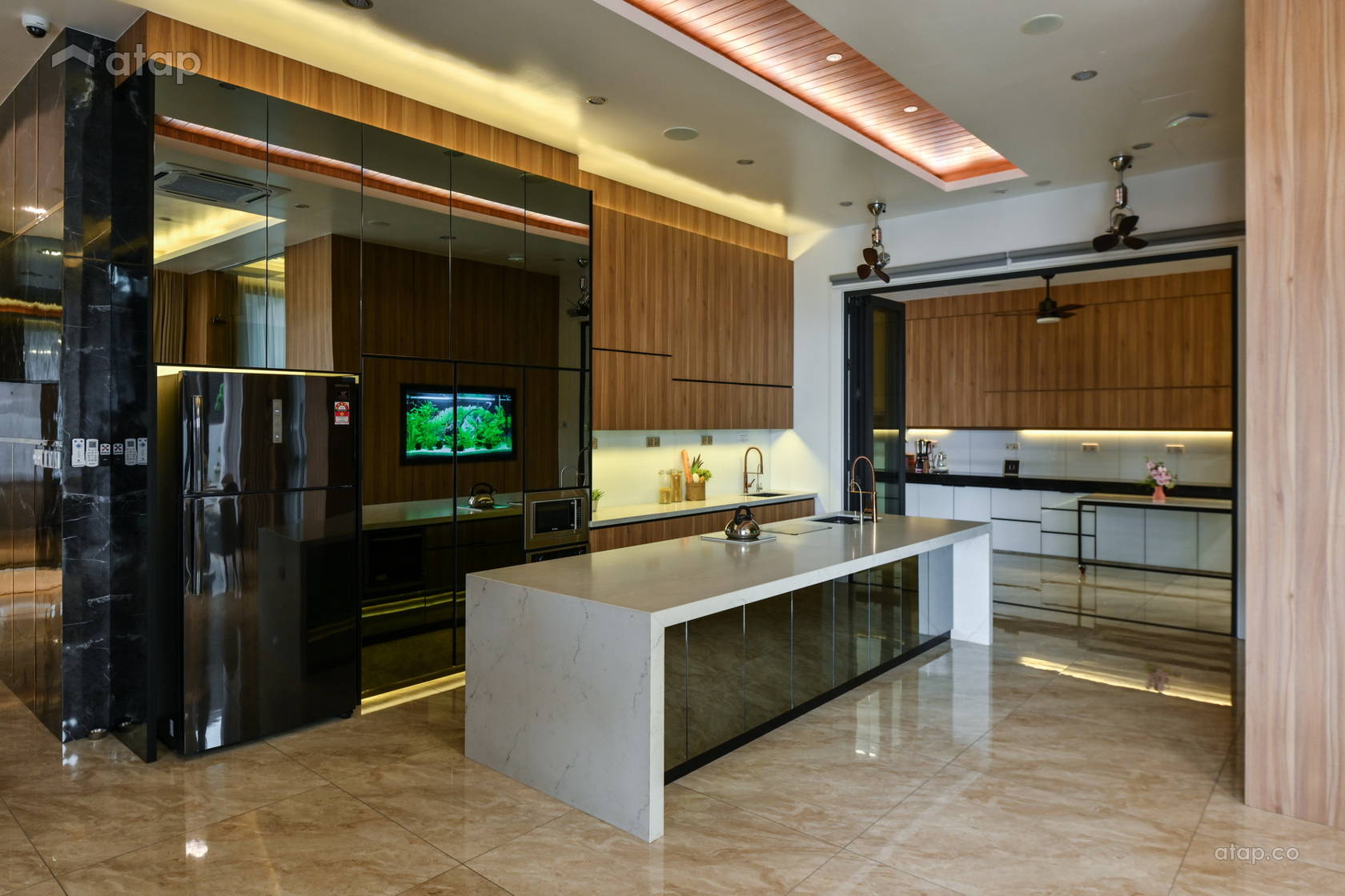 Contemporary Modern Kitchen bungalow design ideas & photos Malaysia