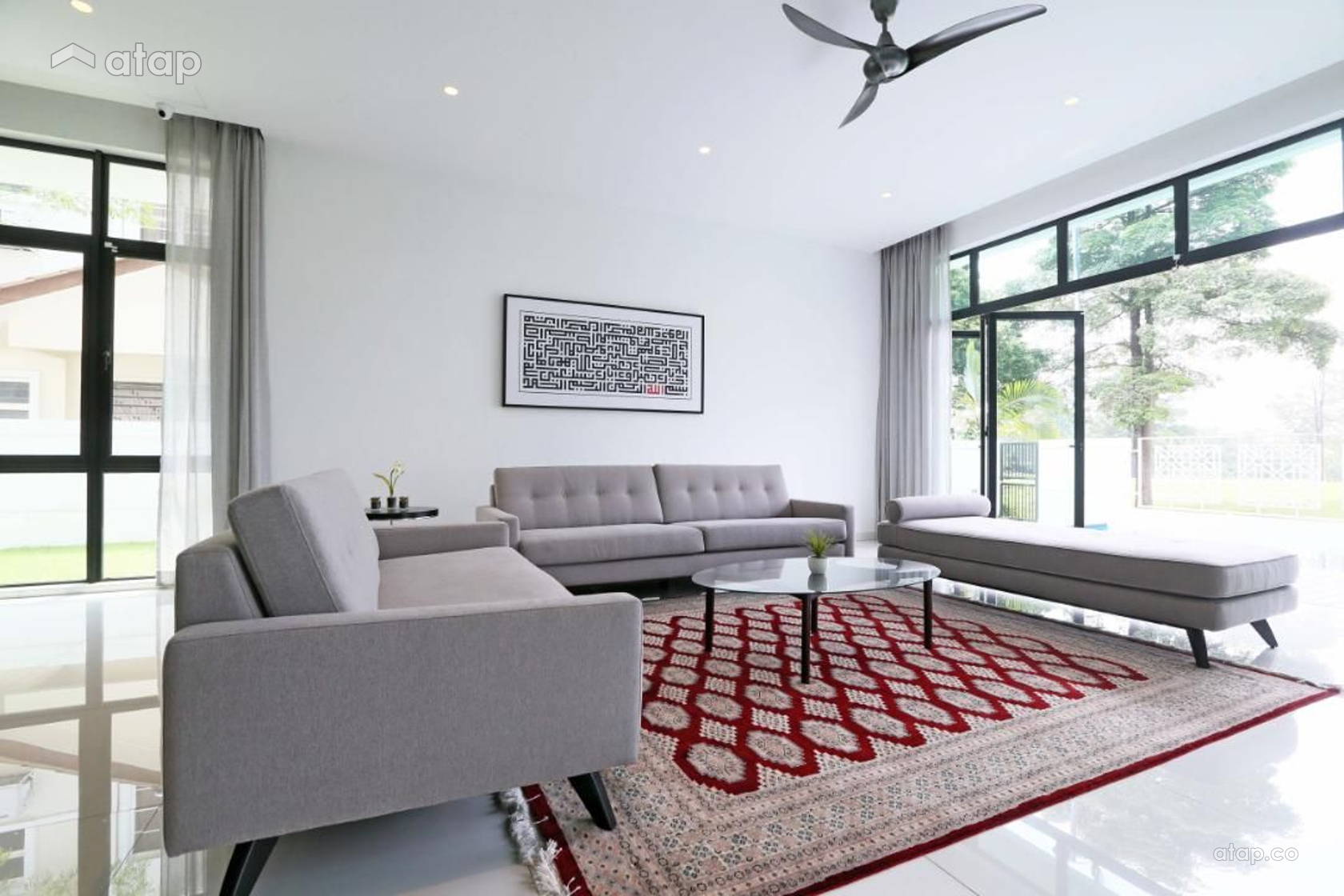 Minimalistic Living Room @ Haus at Saujana