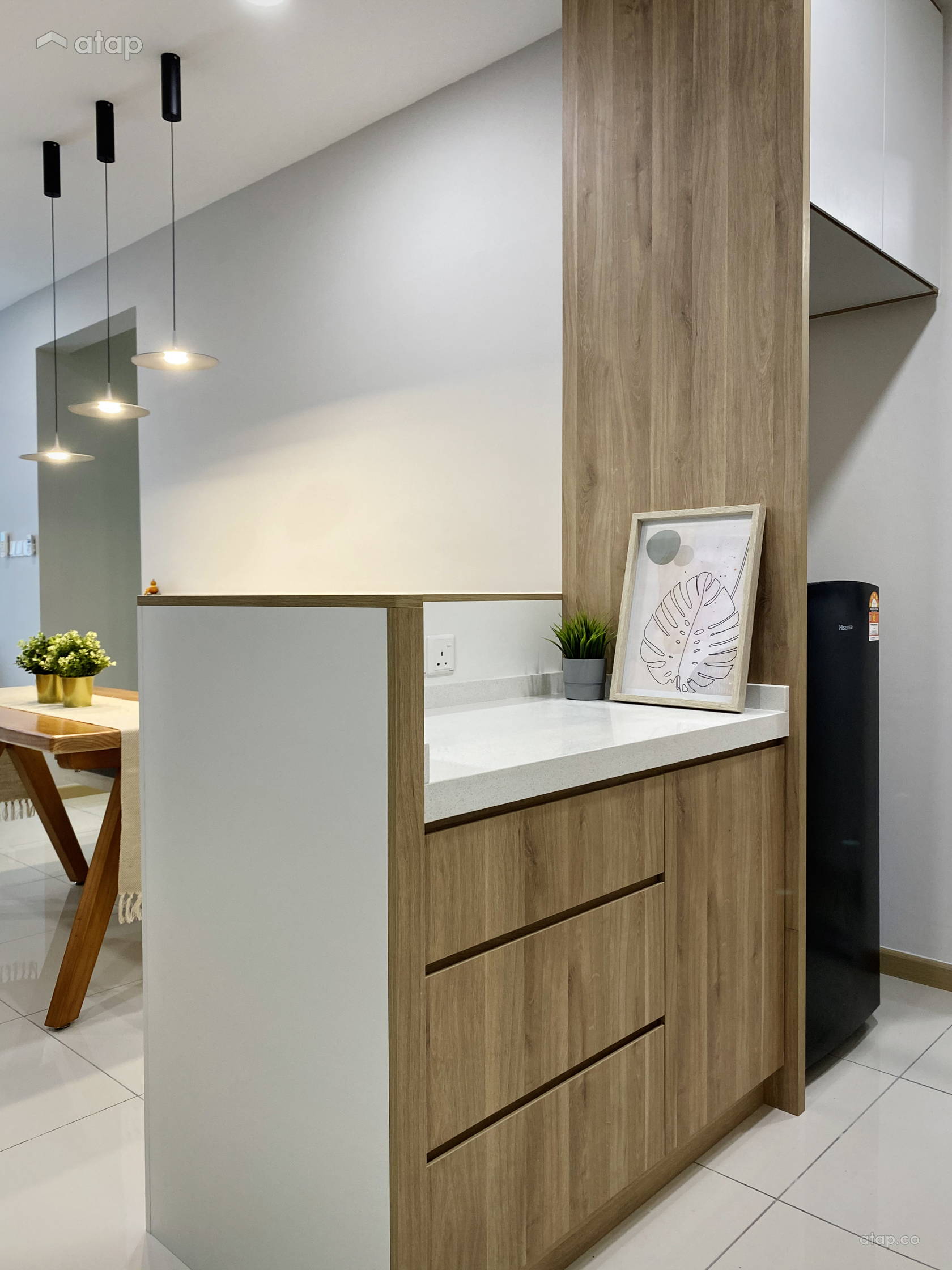 Contemporary Modern Kitchen condominium design ideas & photos Malaysia