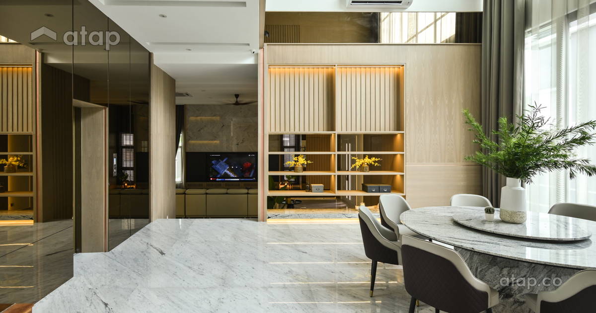 Contemporary Modern Dining Room bungalow design ideas & photos Malaysia ...