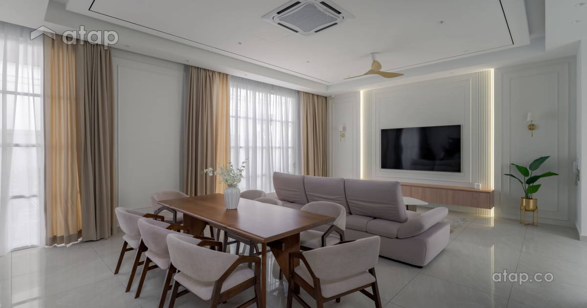 Classic Modern Dining Room bungalow design ideas & photos Malaysia ...