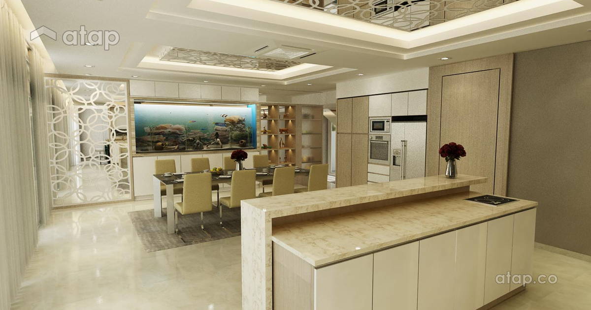 Contemporary Modern Dining Room bungalow design ideas & photos Malaysia ...