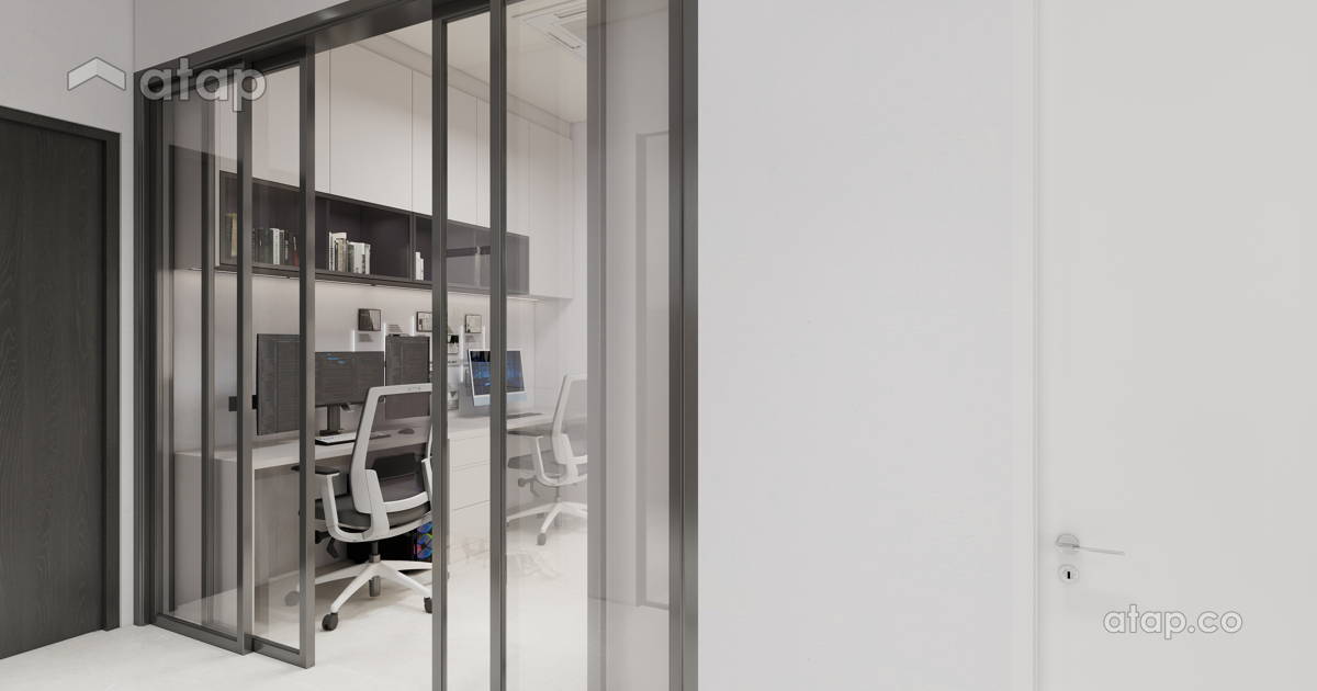 Scandinavian Study Room condominium @ Elegant Minimalism — A Poetic ...