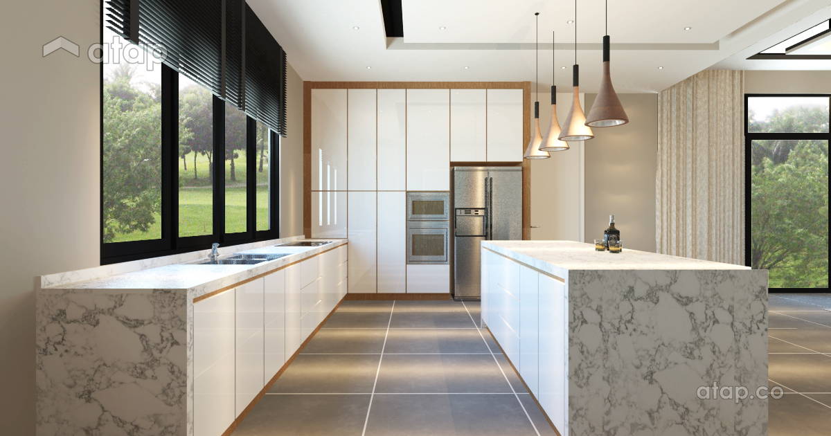 Contemporary Modern Kitchen bungalow design ideas & photos Malaysia ...