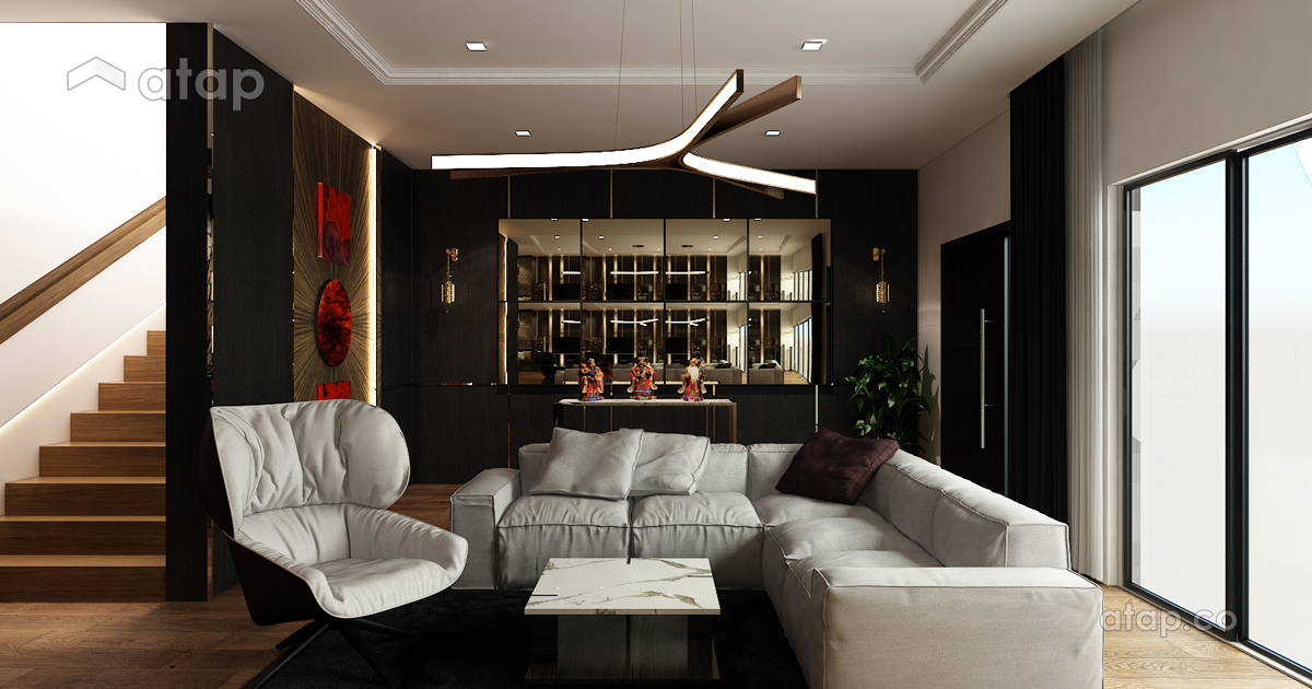 Living Room, Industrial, Slate Blue Mood Board Ideas