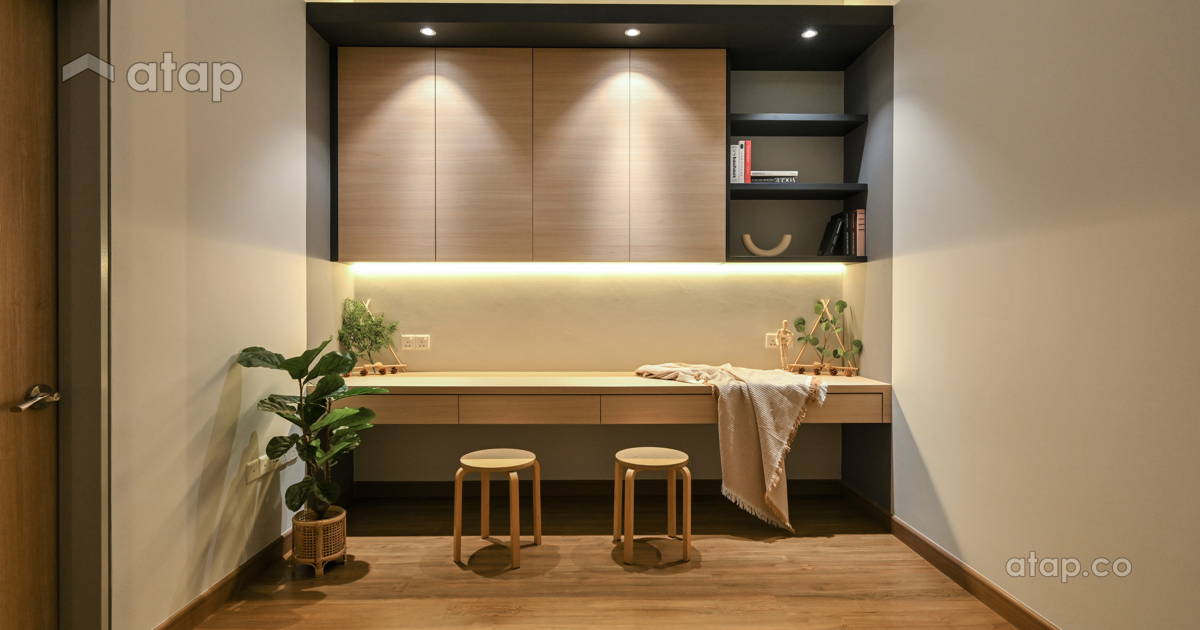 Minimalistic Scandinavian Office terrace design ideas & photos Malaysia