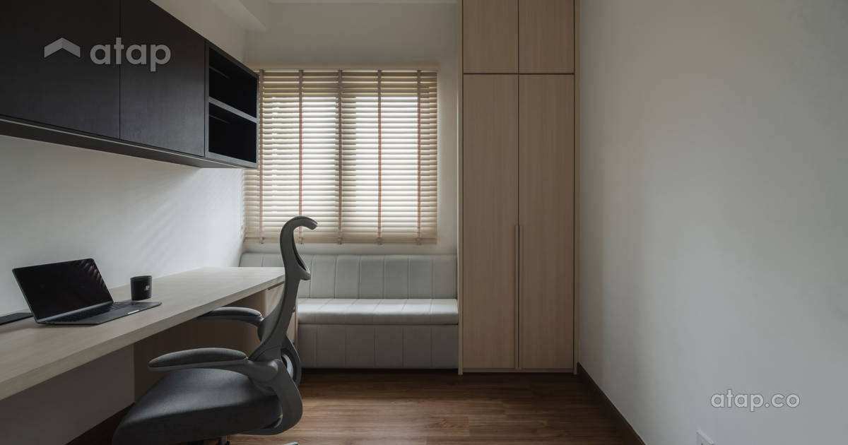 Modern Zen Study Room condominium design ideas & photos Malaysia | Atap.co