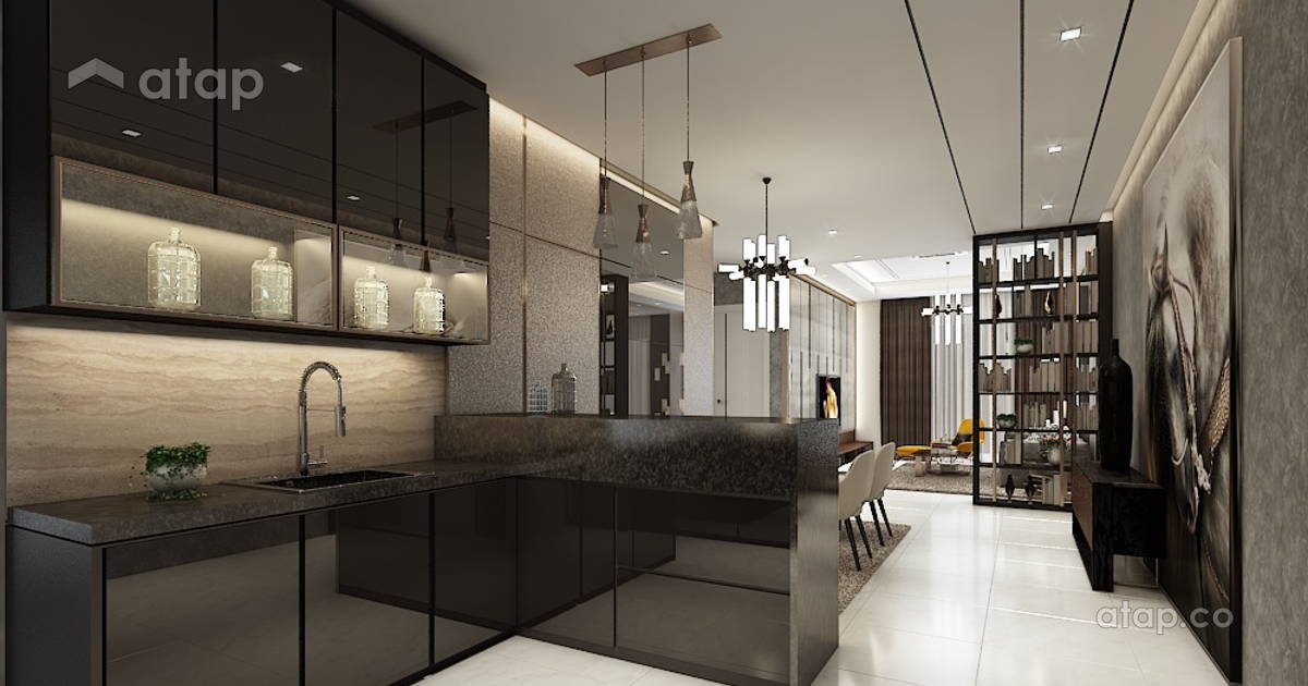 Contemporary Modern Kitchen condominium design ideas & photos Malaysia ...